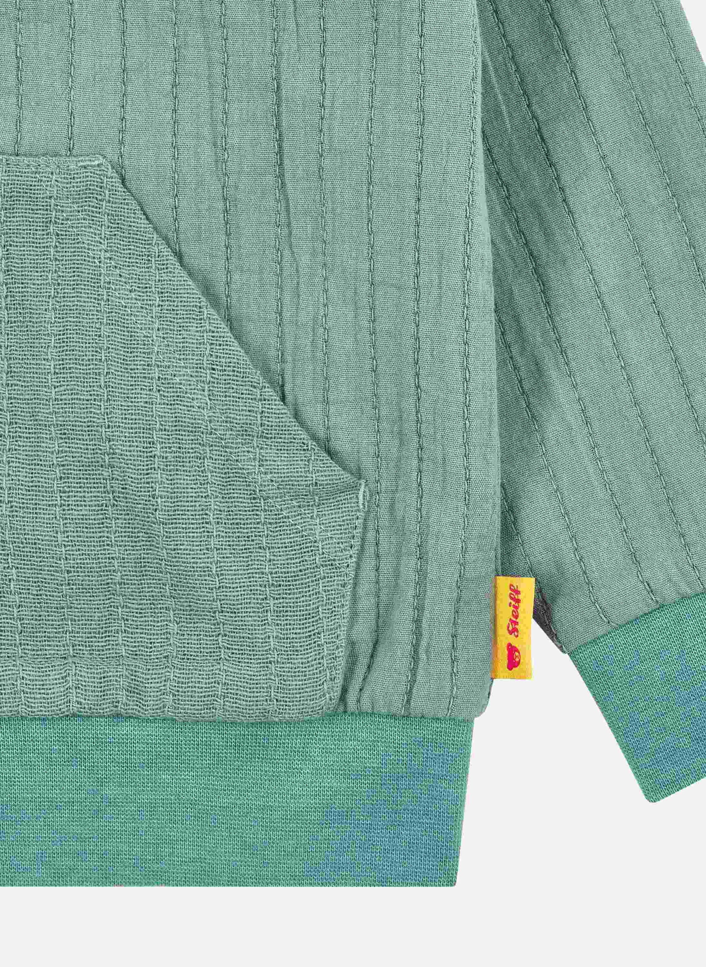 Thumbnail - Steiff Sweatshirt Dinosaur blau