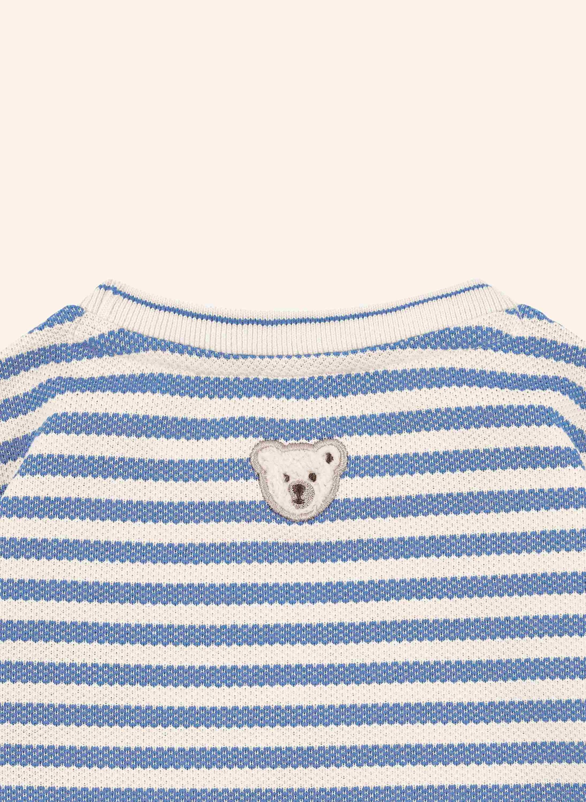 Thumbnail - Steiff Strickjacke Baby Wellness blau