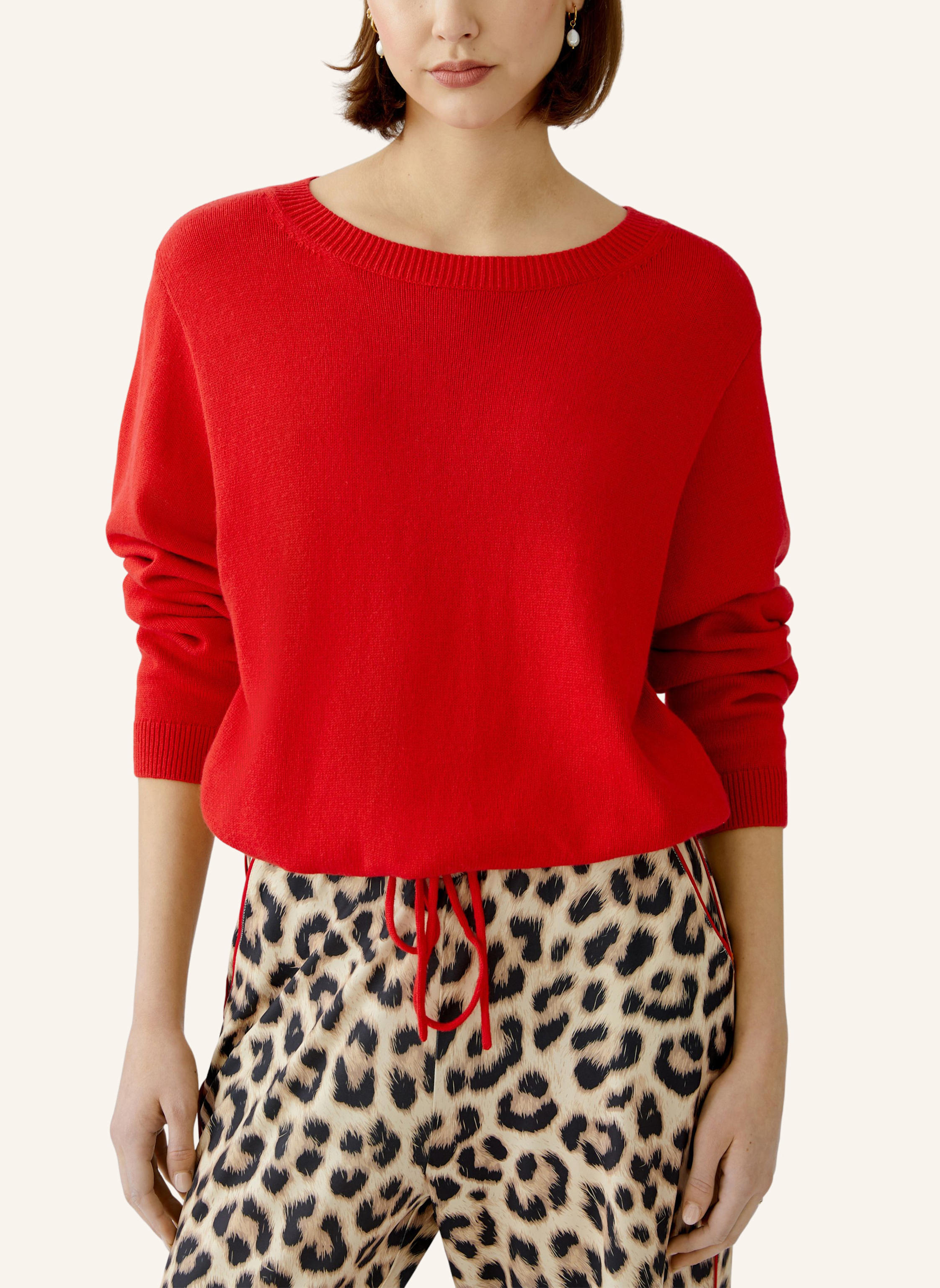 Thumbnail - Oui Pullover rot