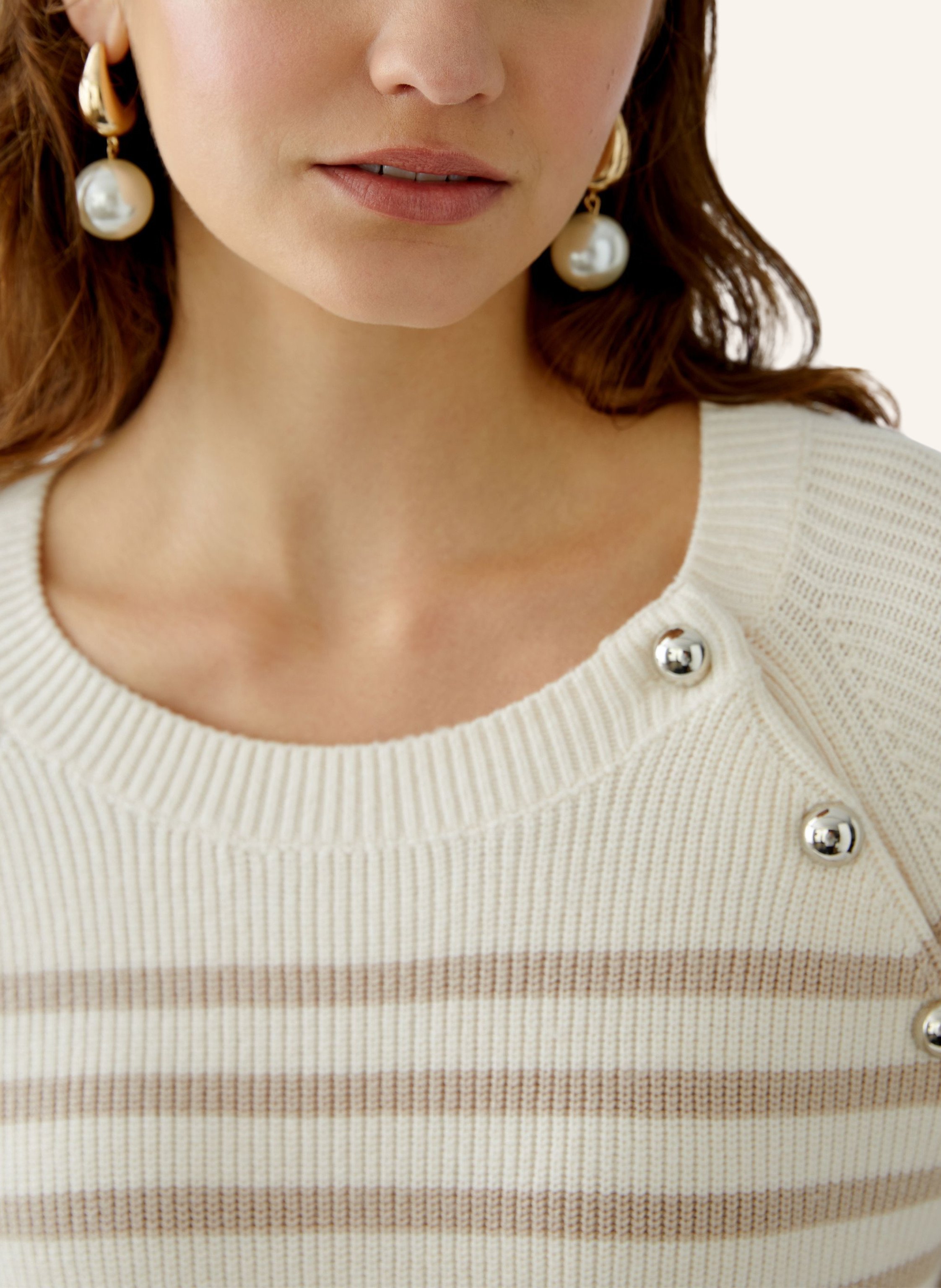 Thumbnail - Oui Pullover weiss