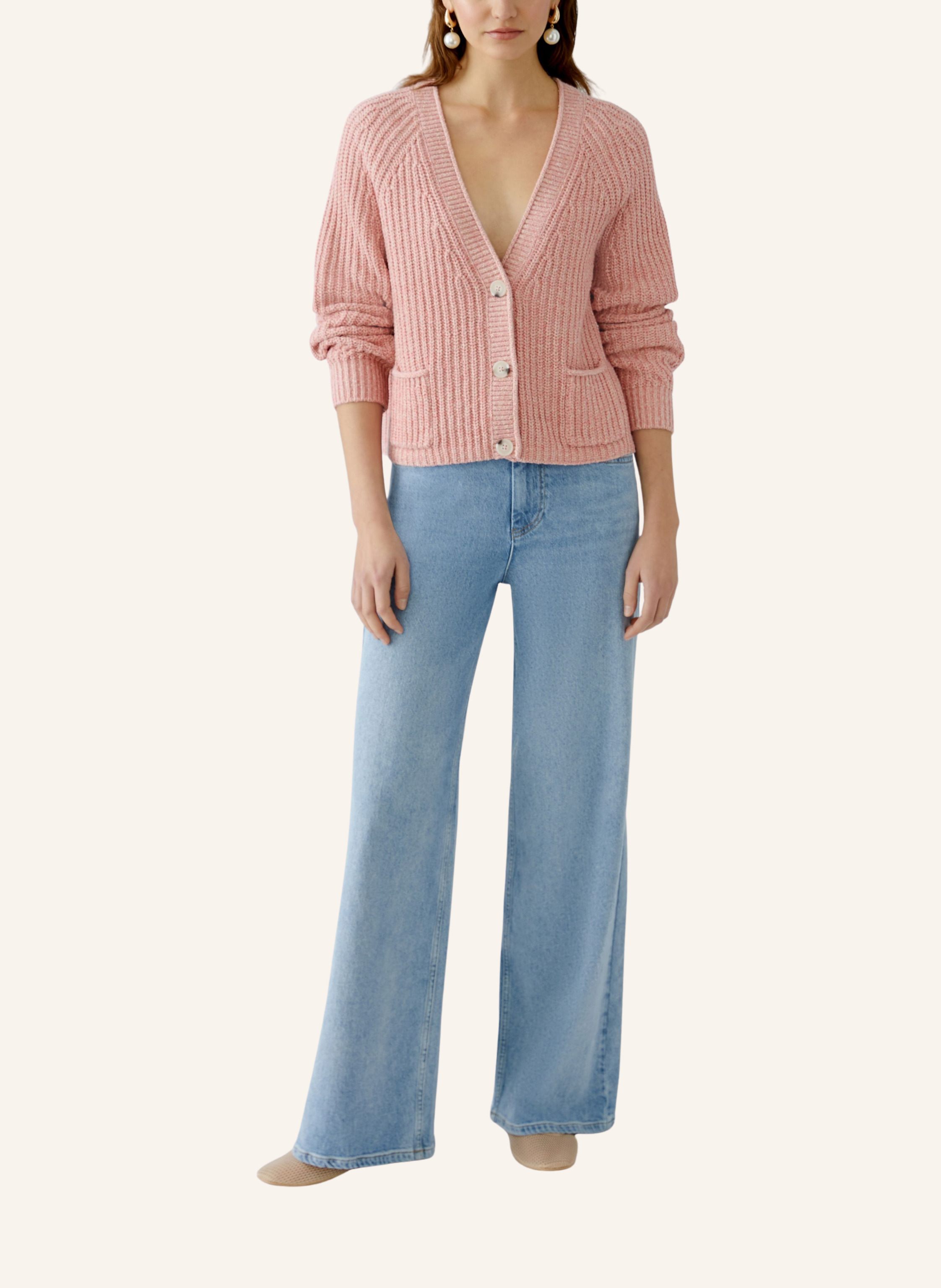 Thumbnail - Oui Strickjacke Lafonya rosa