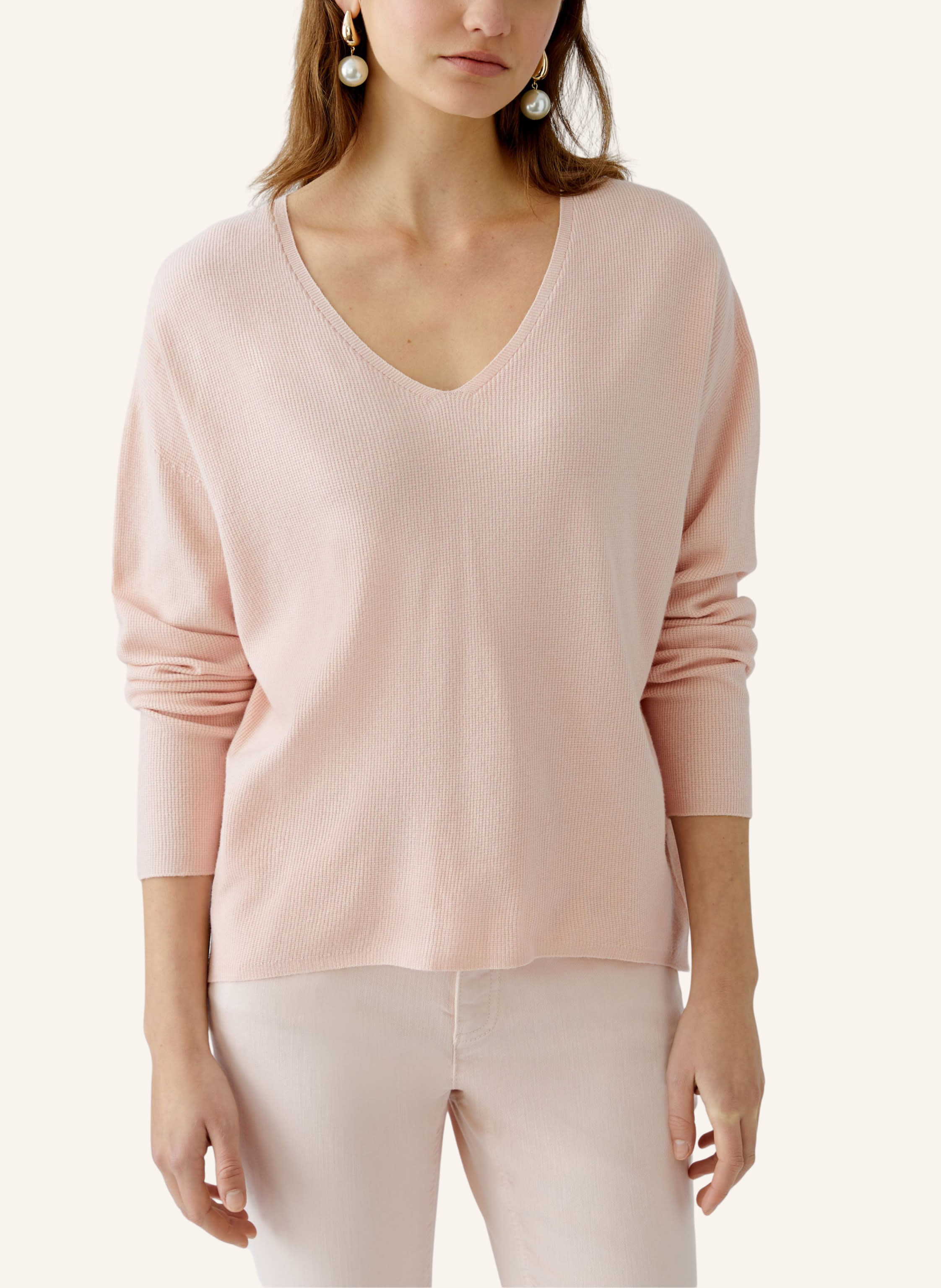 Thumbnail - Oui Pullover orange