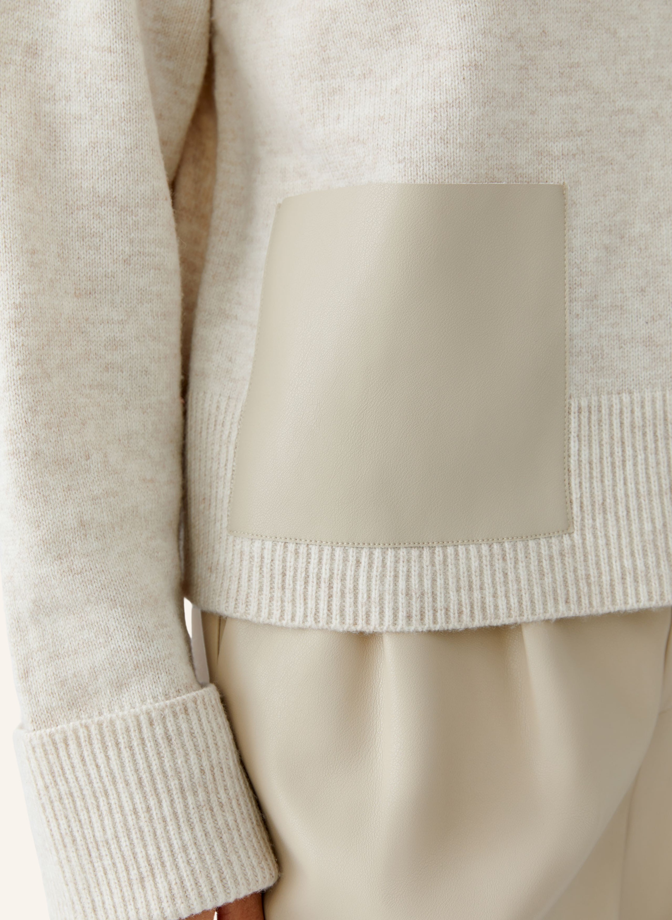Thumbnail - Oui Pullover beige