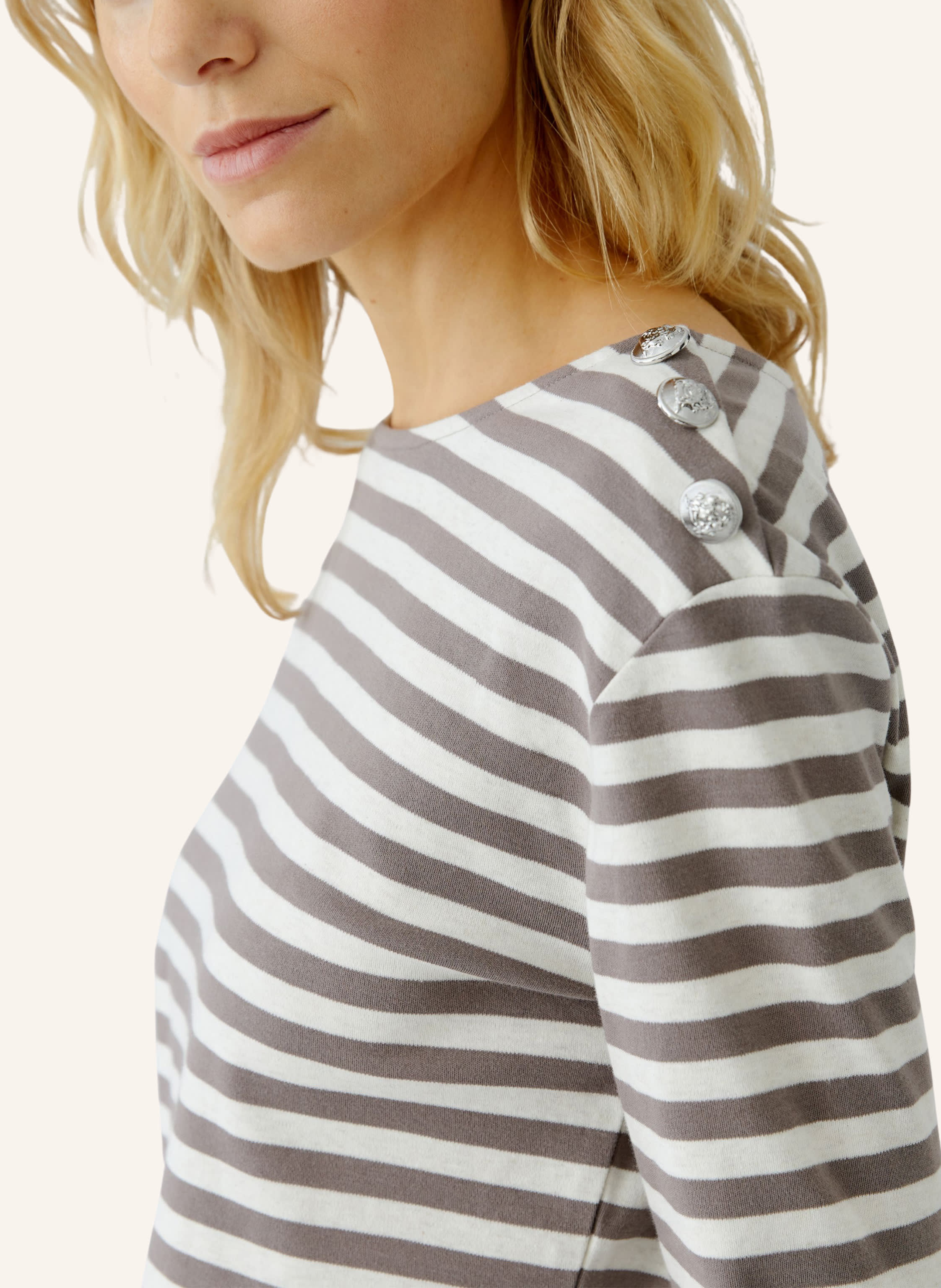 Thumbnail - Oui Longsleeve Sunala weiss