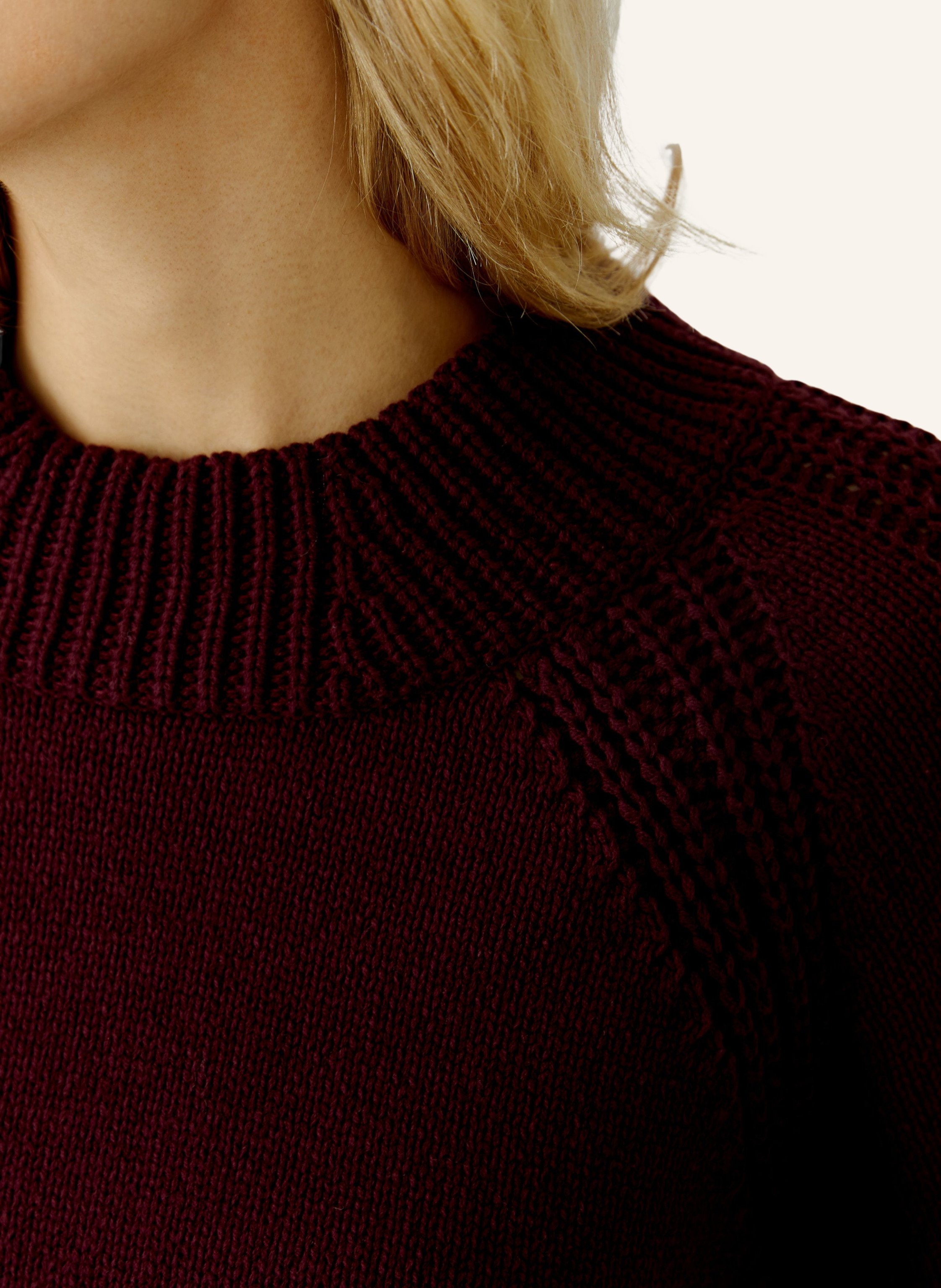 Thumbnail - Oui Pullover rot