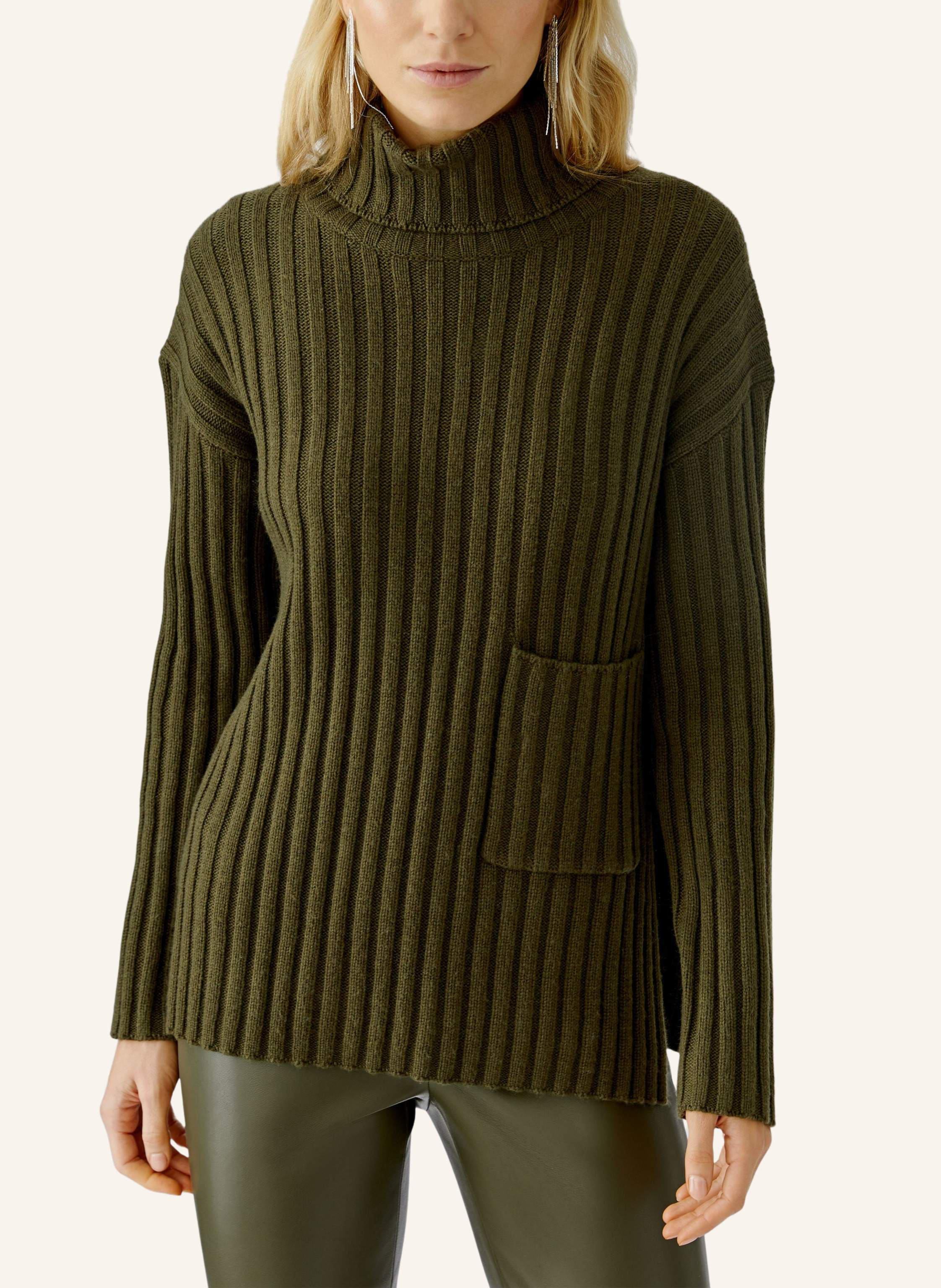 Thumbnail - Oui Pullover gruen