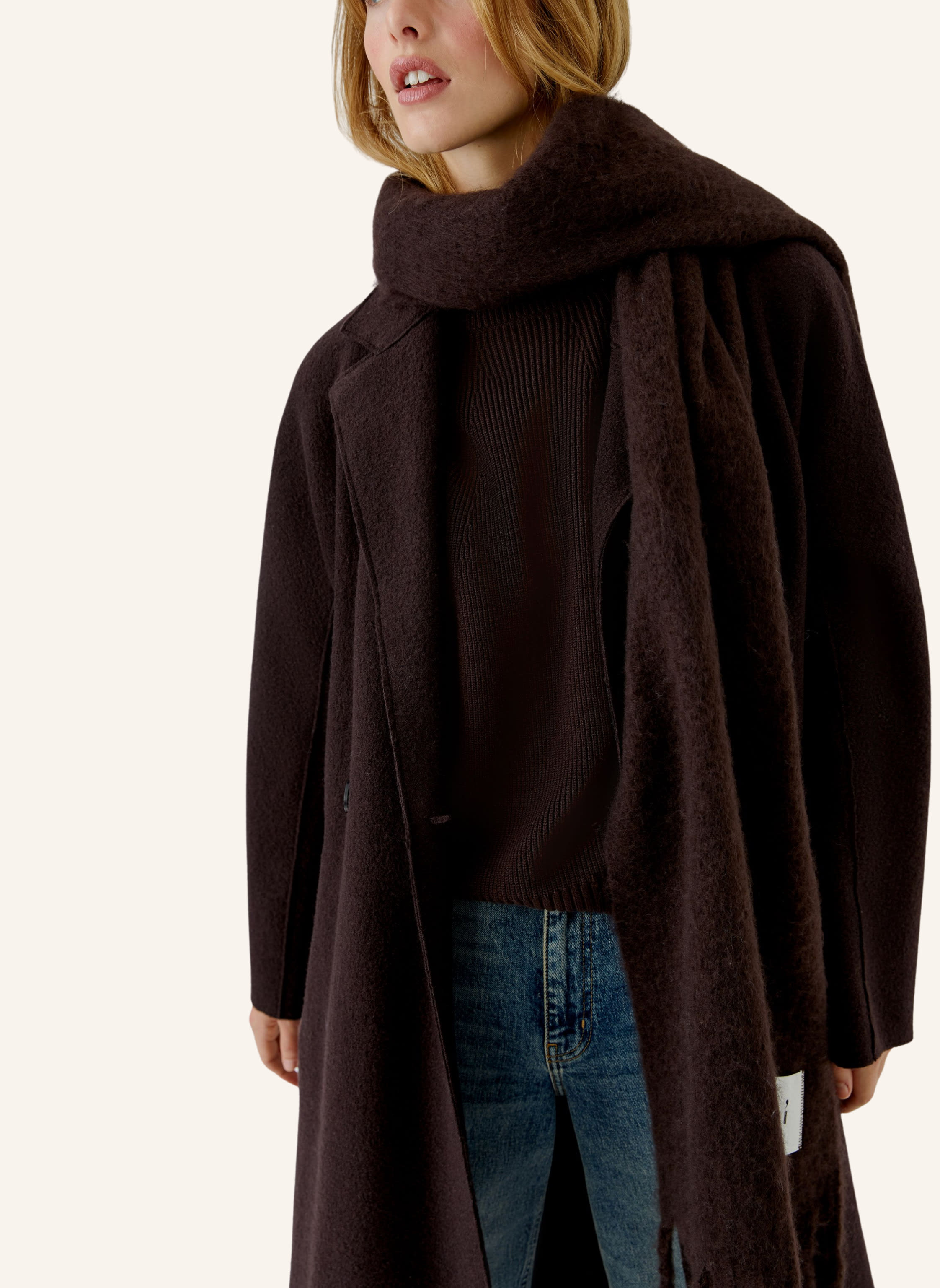 Thumbnail - Oui Oui Schal braun