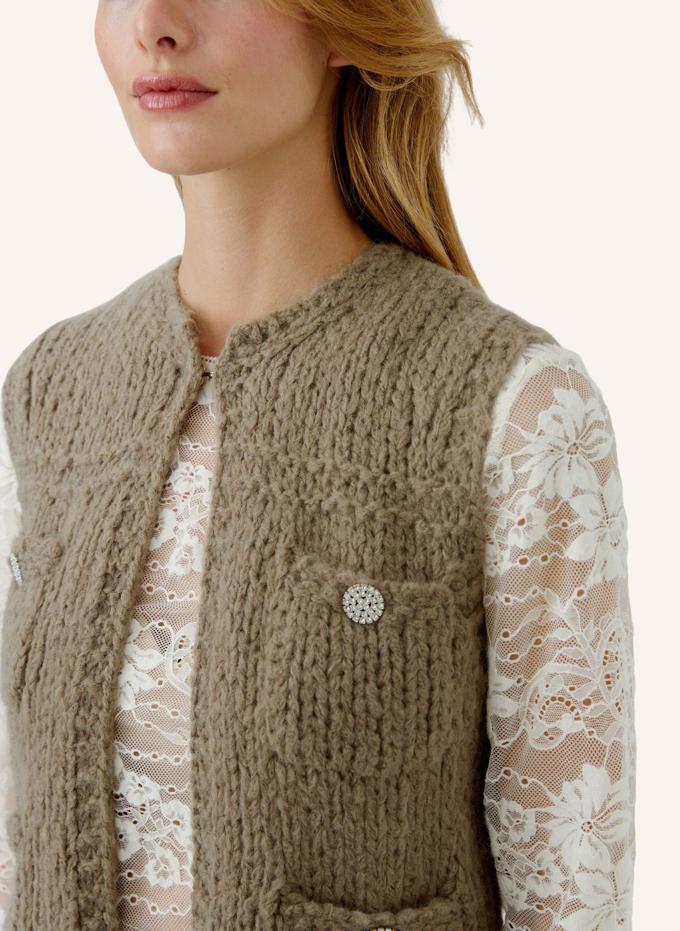 Thumbnail - Oui Weste gruen