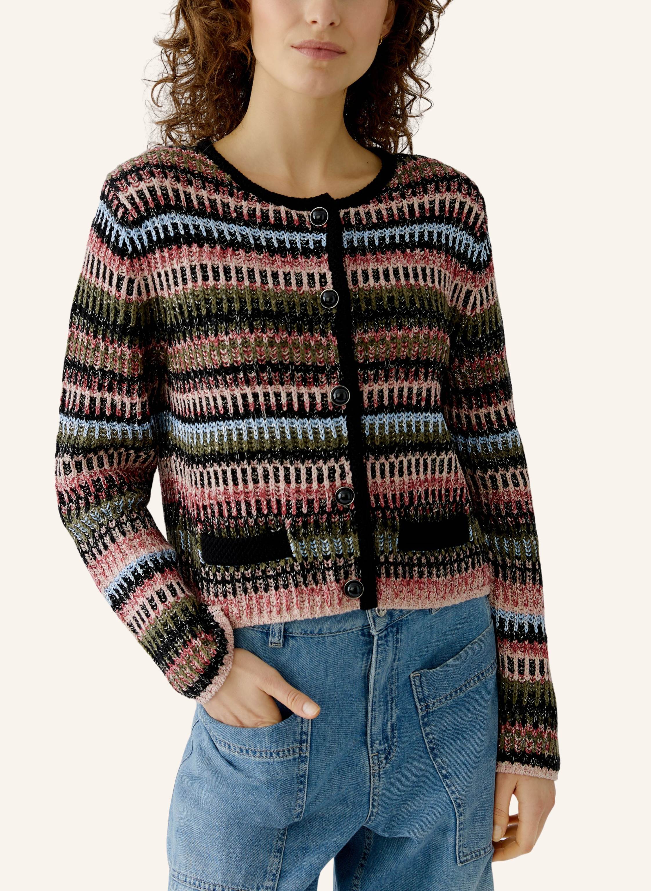 Thumbnail - Oui Strickjacke schwarz