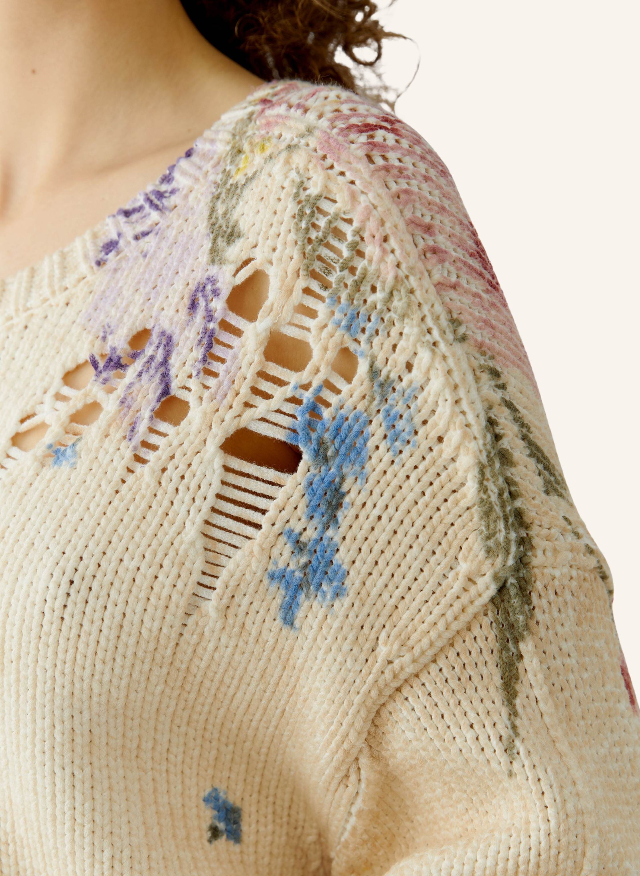 Thumbnail - Oui Pullover weiss