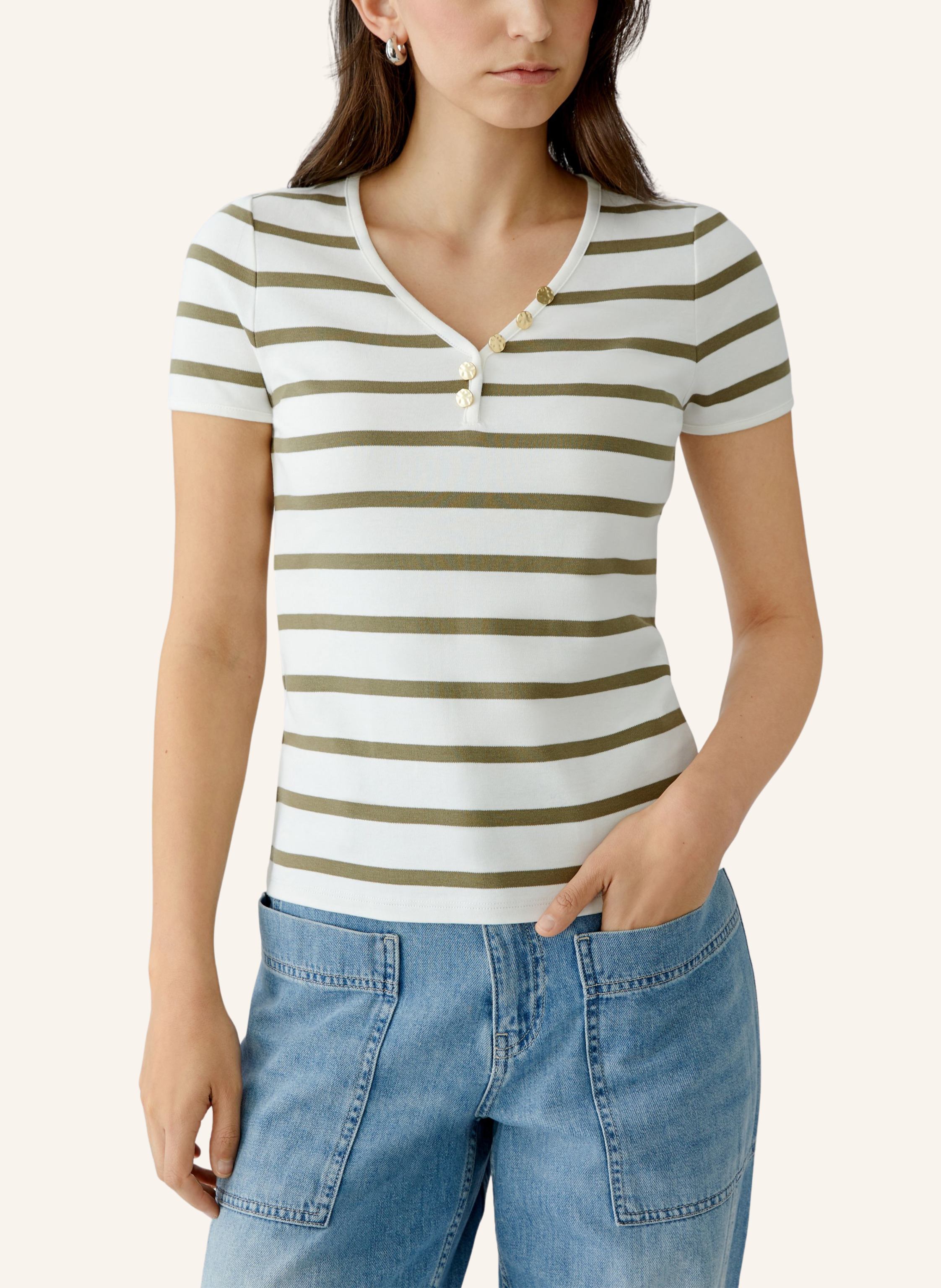 Thumbnail - Oui T-Shirt weiss