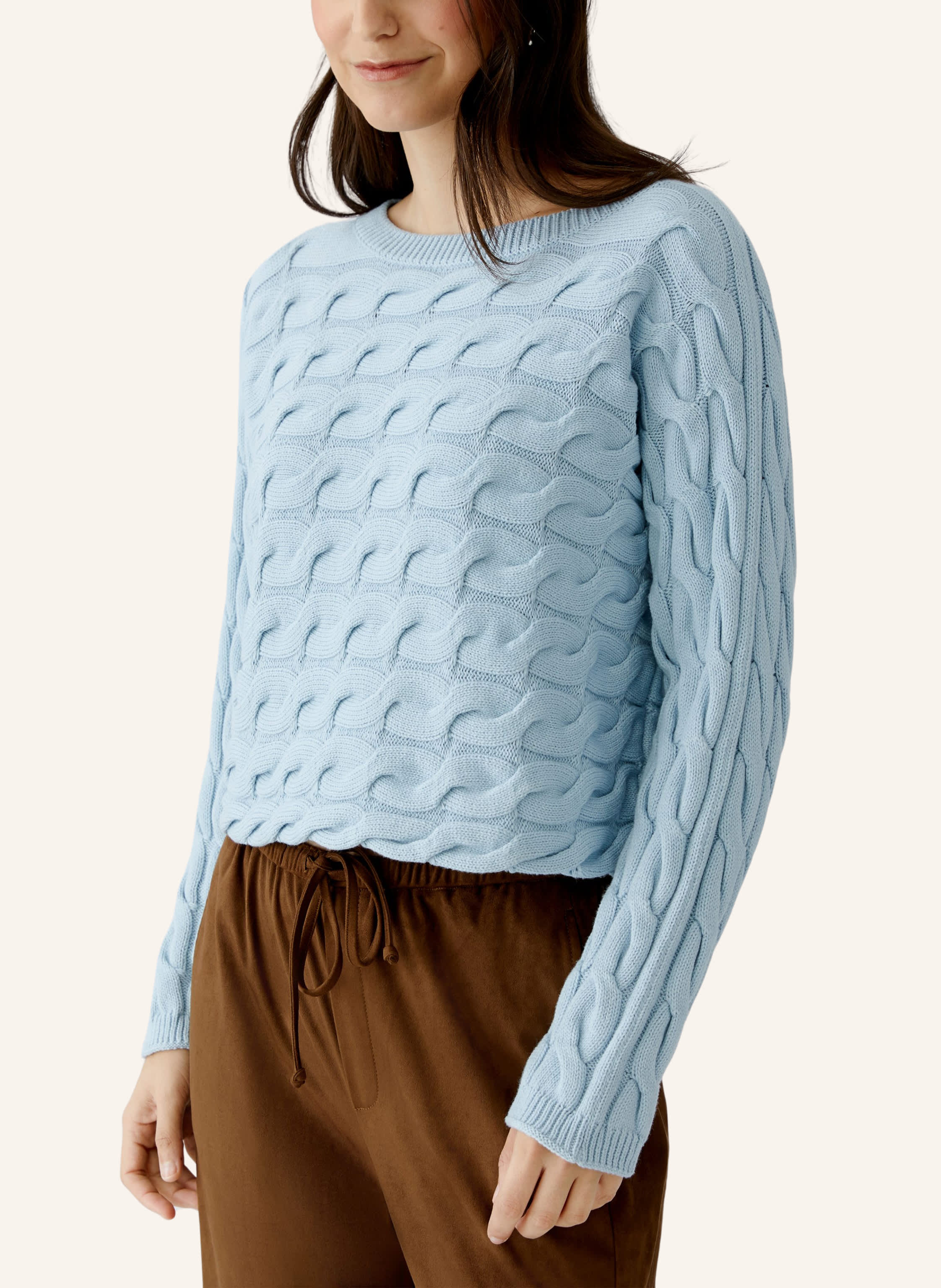 Thumbnail - Oui Pullover Sirah blau