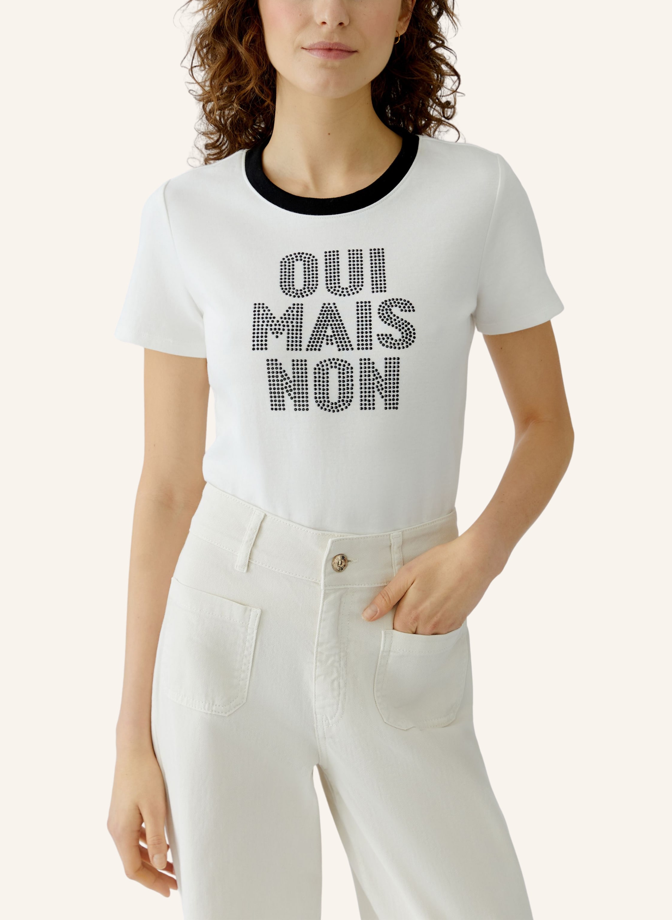 Thumbnail - Oui T-Shirt weiss