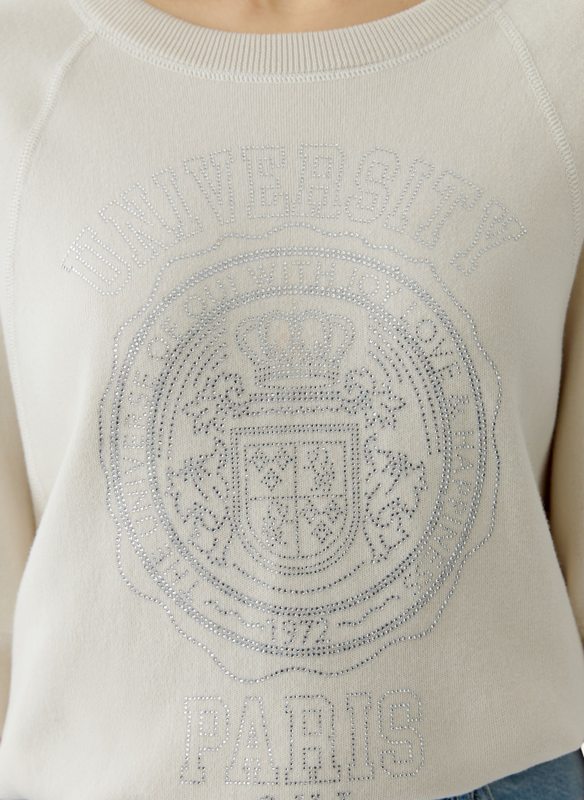 Thumbnail - Oui Pullover grau