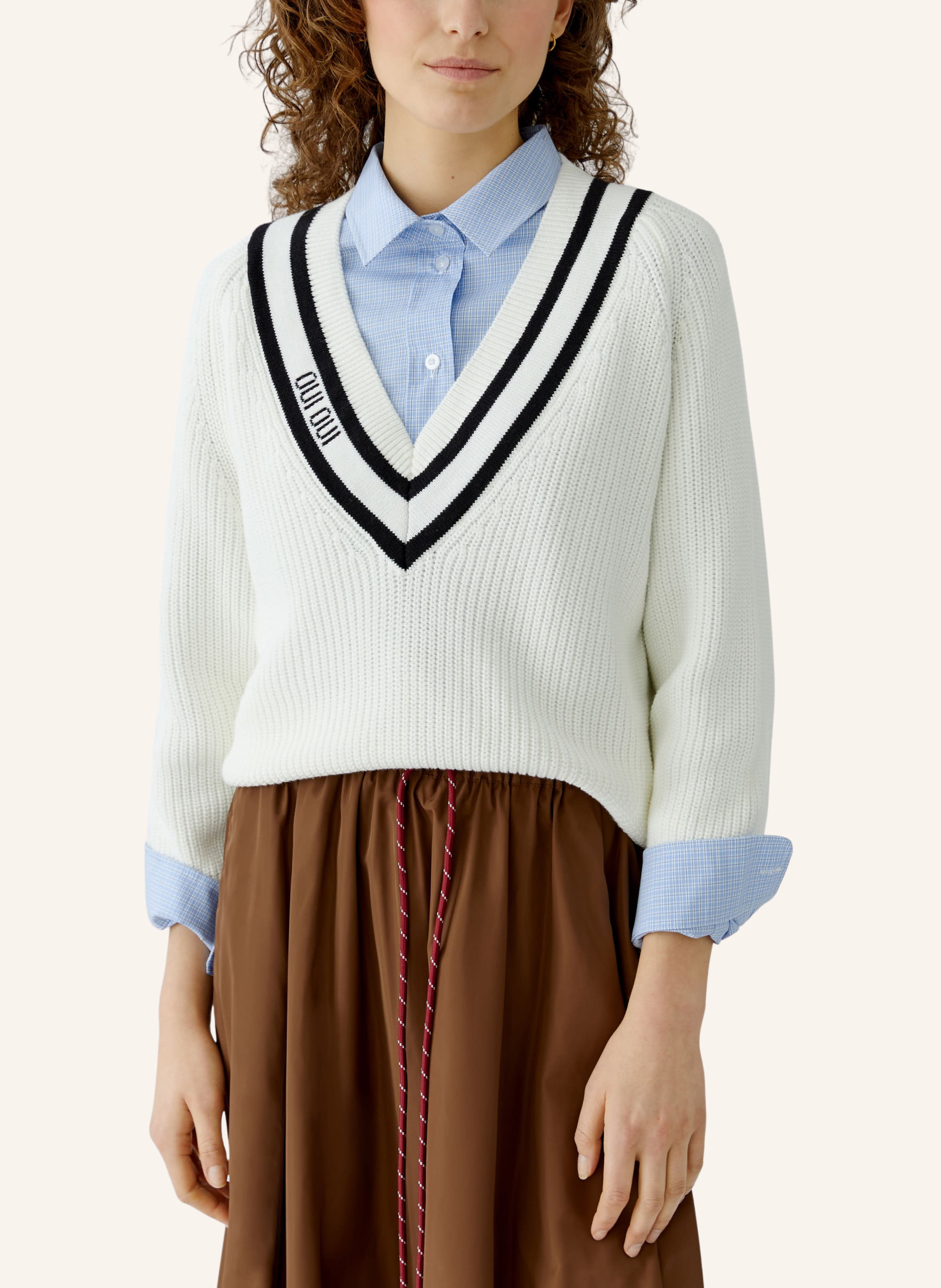 Thumbnail - Oui Pullover weiss