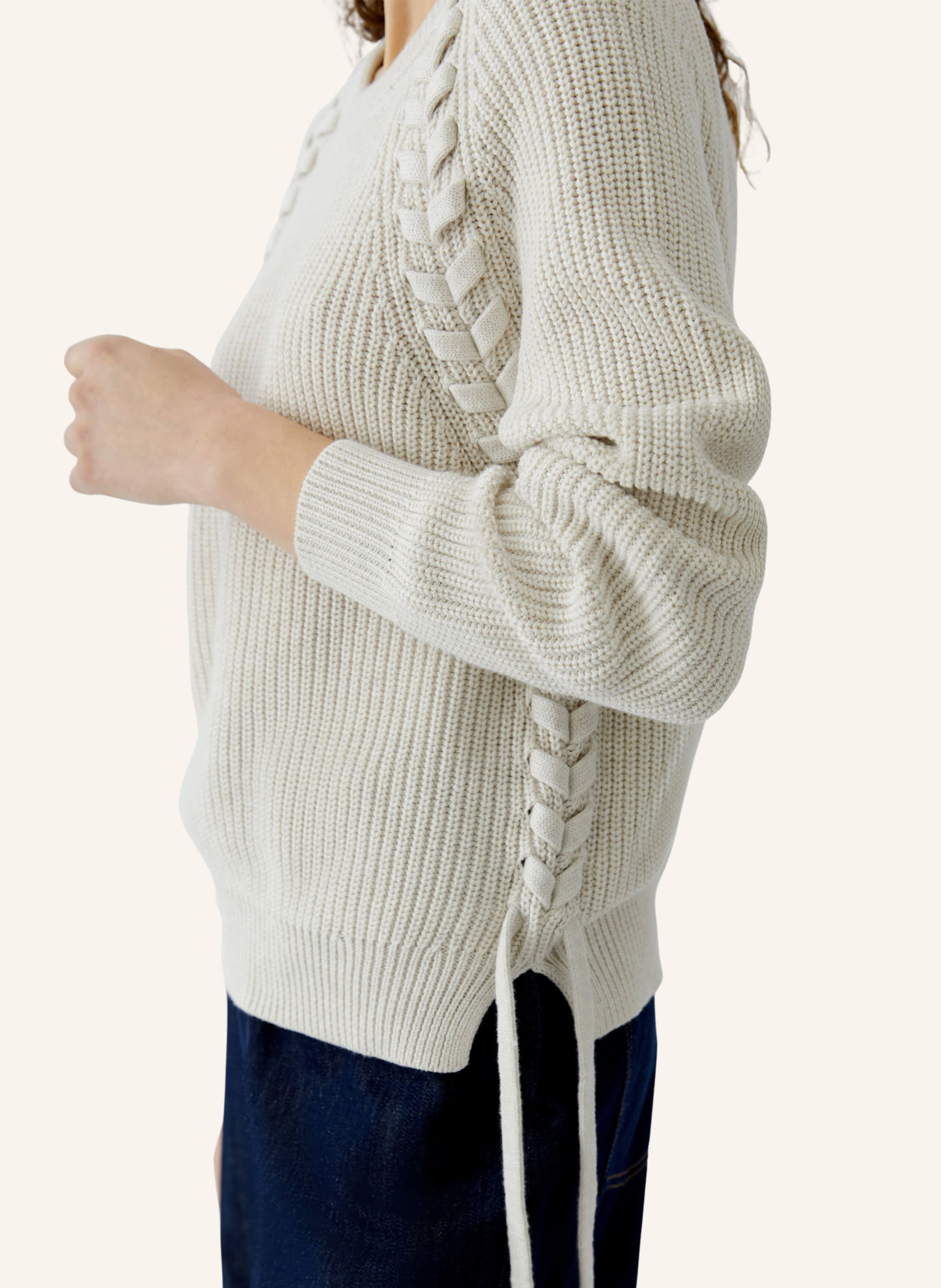 Thumbnail - Oui Pullover weiss