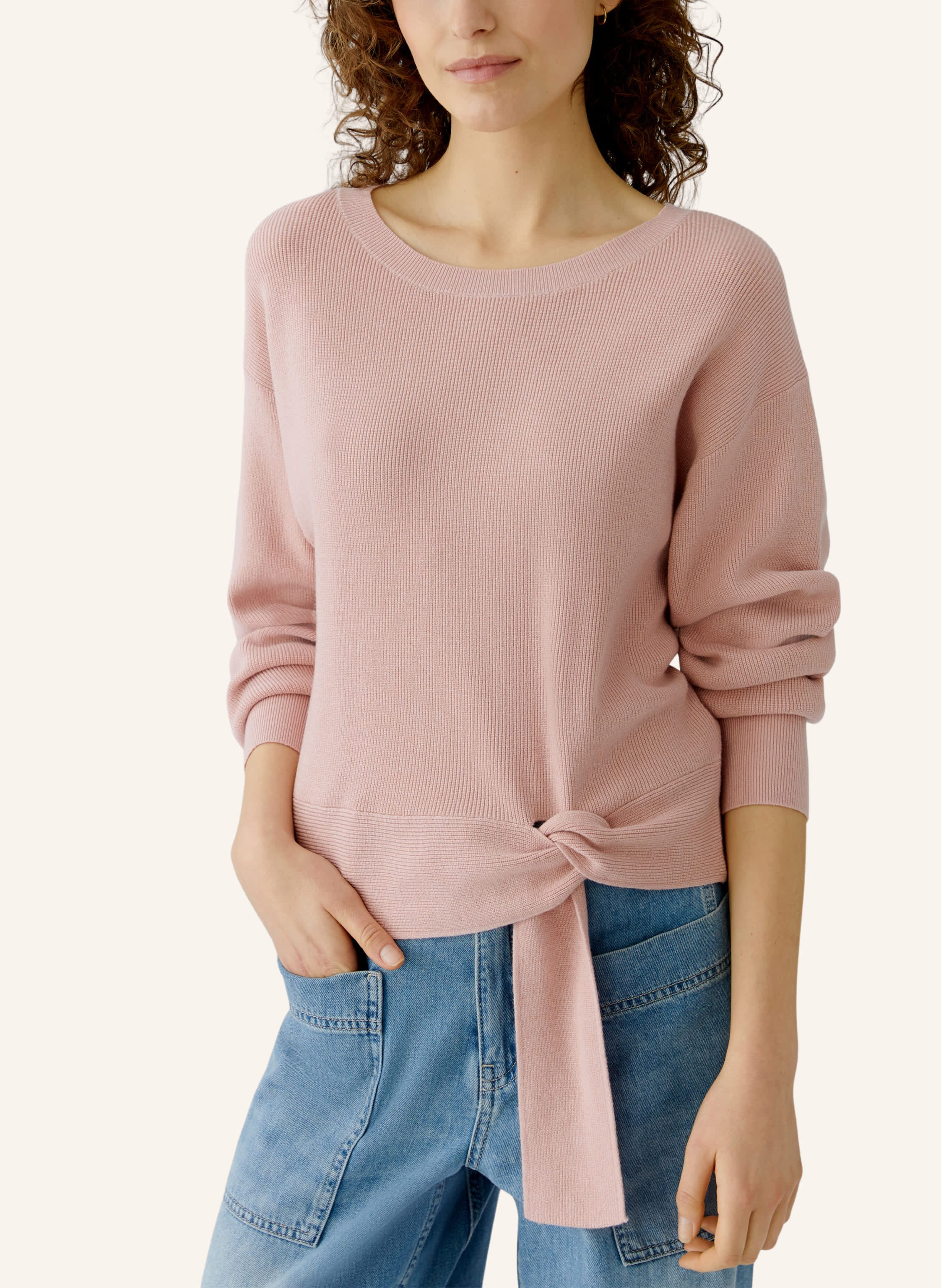 Thumbnail - Oui Pullover rosa