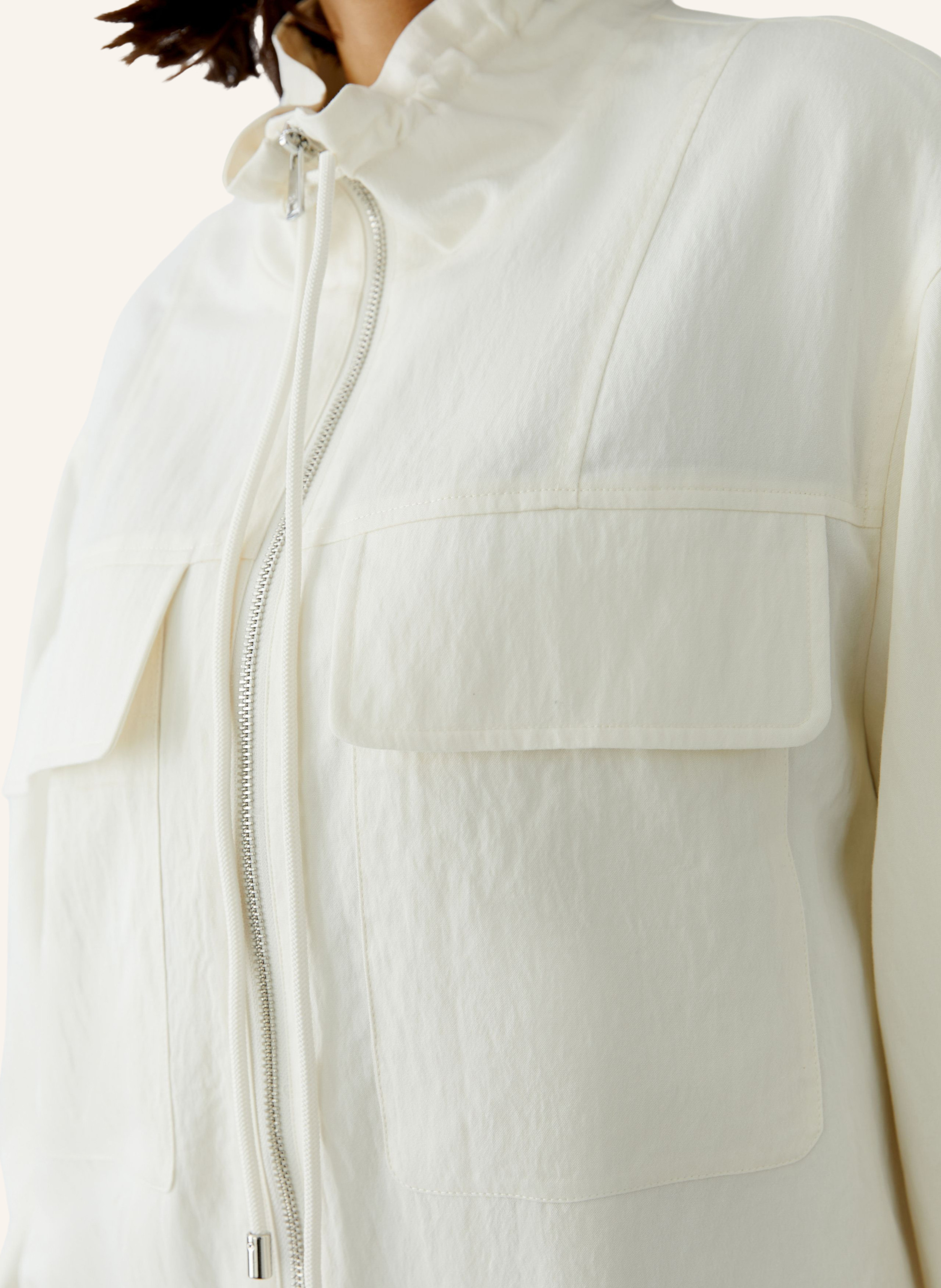 Thumbnail - Oui Jacke beige