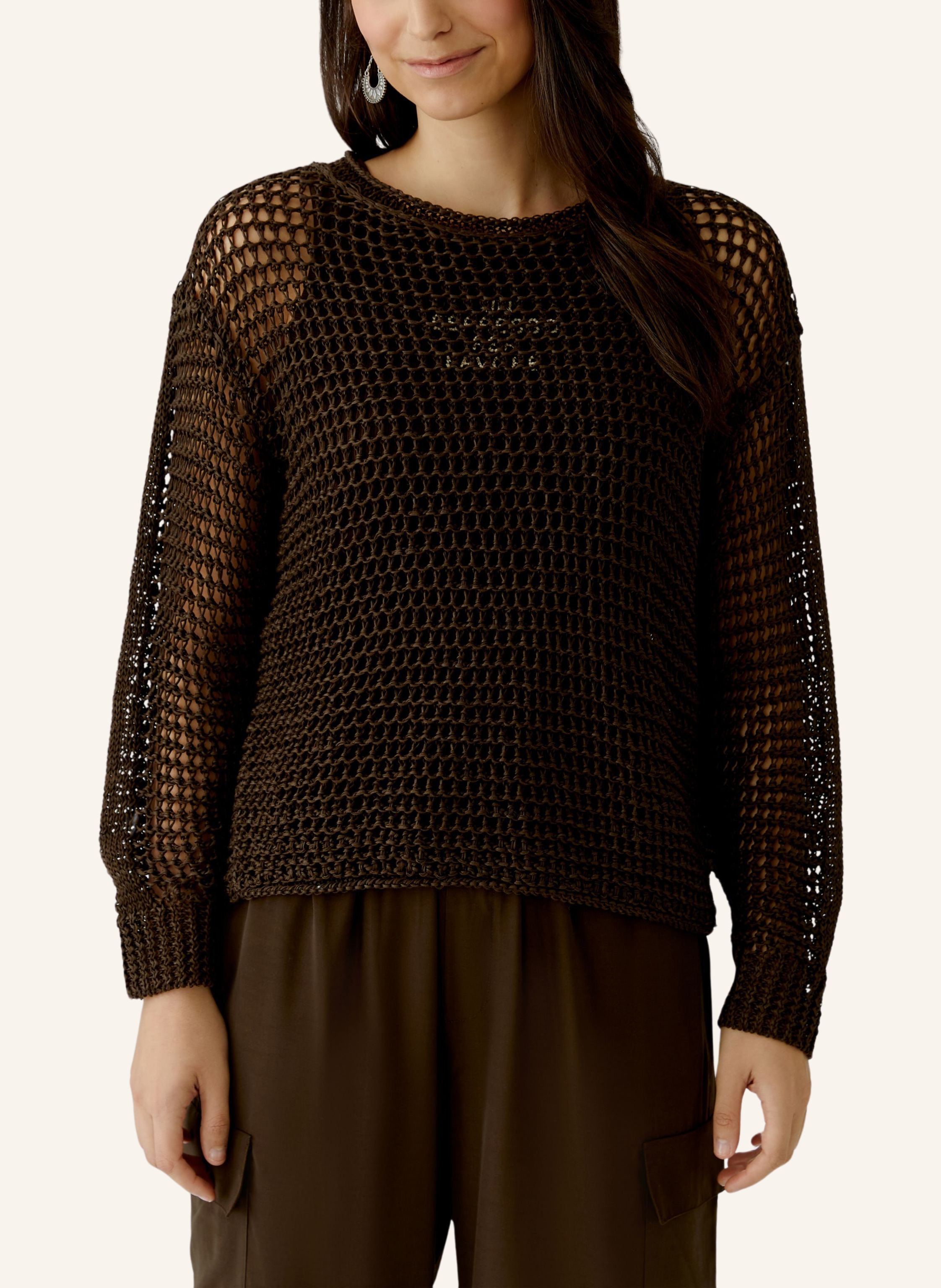 Thumbnail - Oui Pullover braun