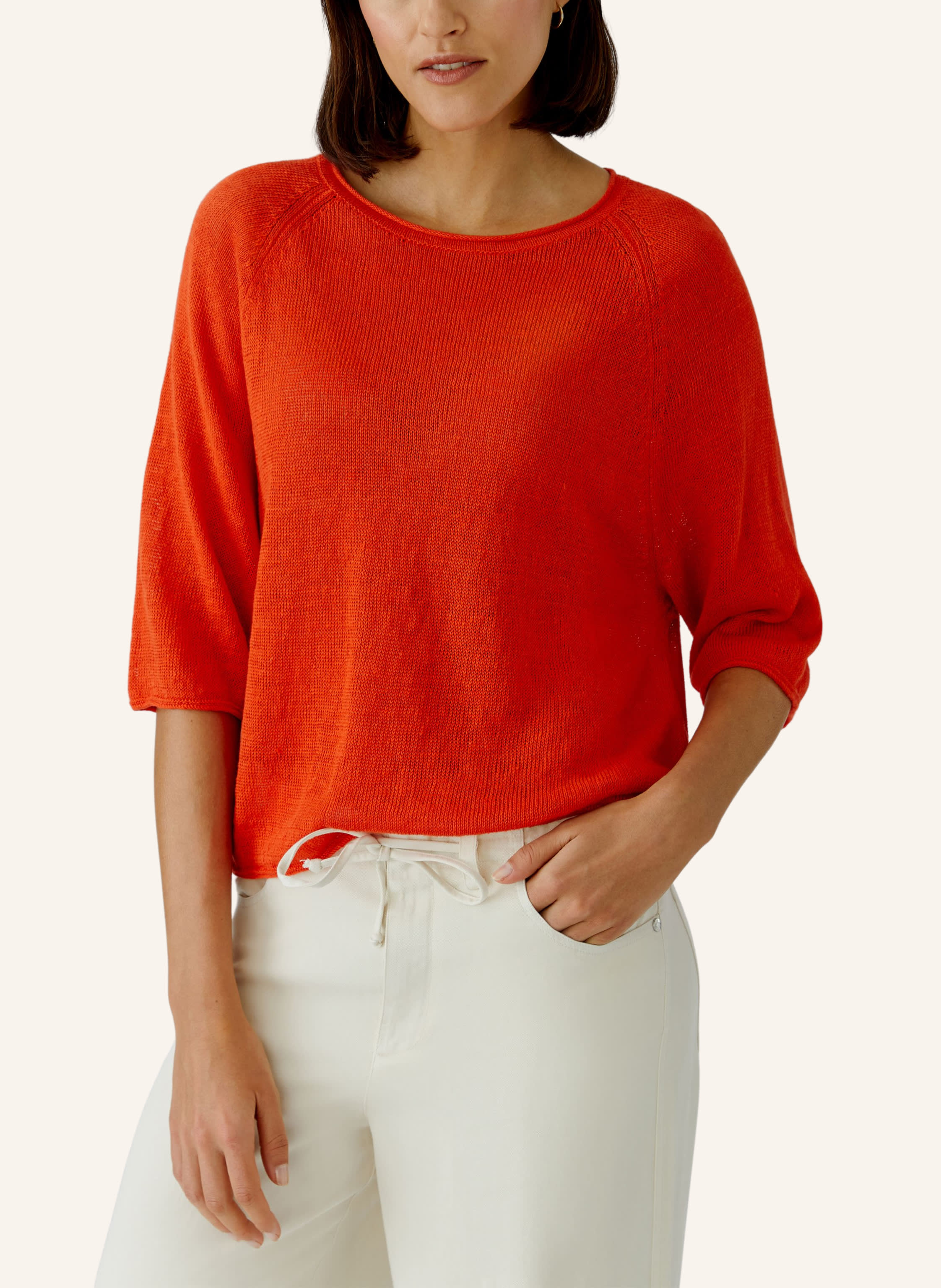 Thumbnail - Oui Pullover orange