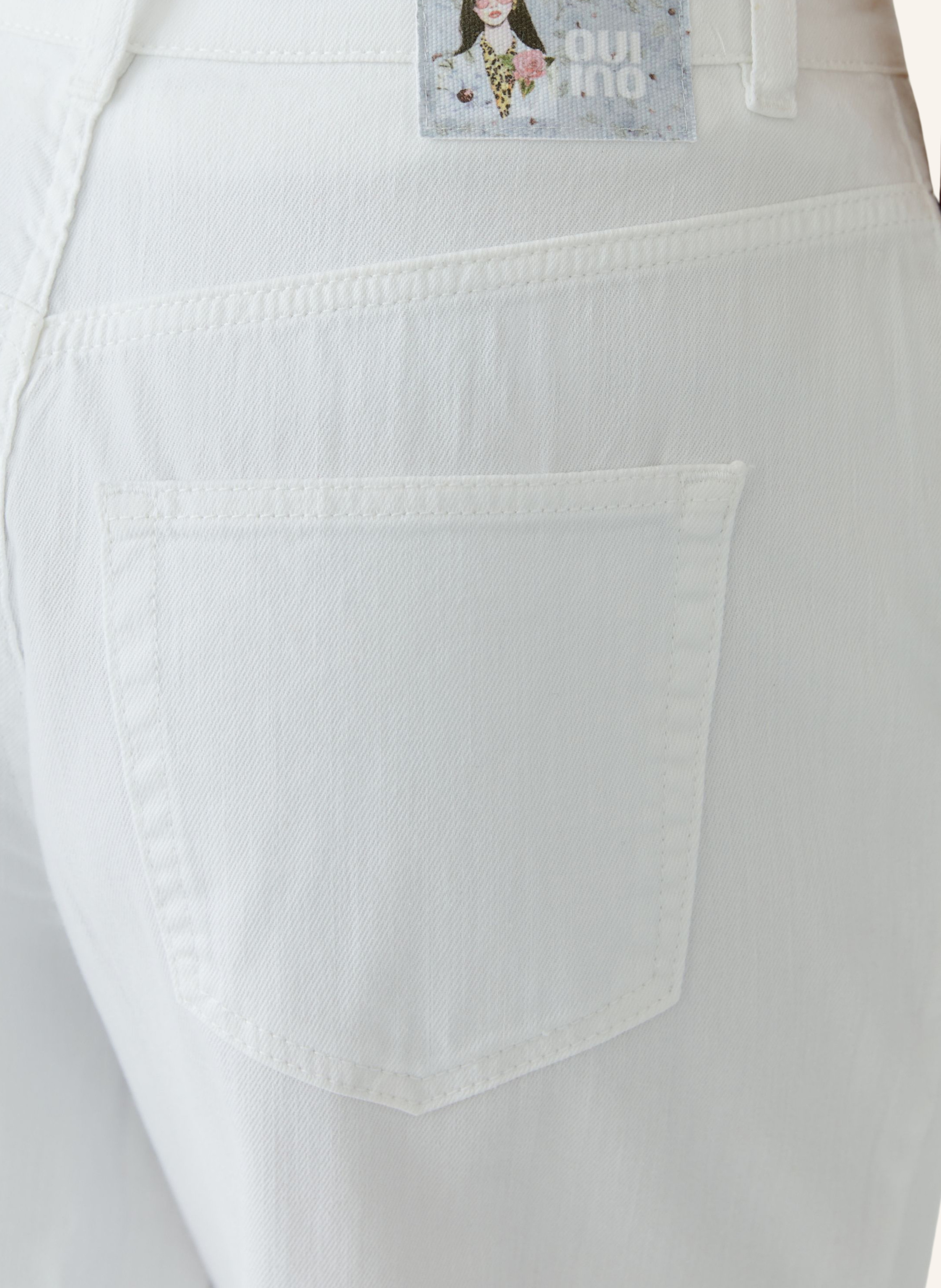 Thumbnail - Oui Jeans weiss