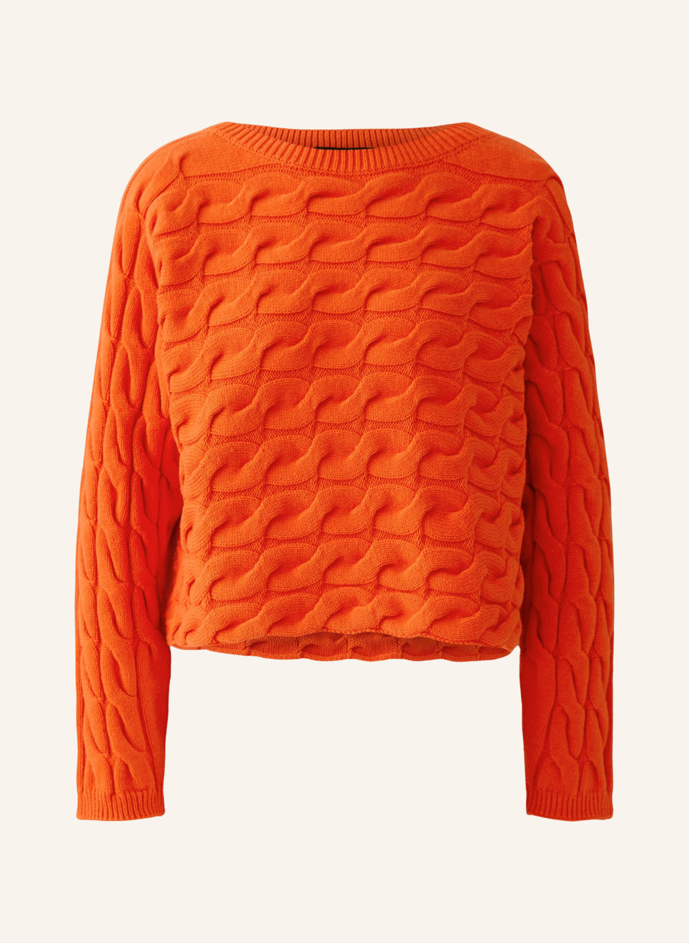 Oui Pullover Sirah orange