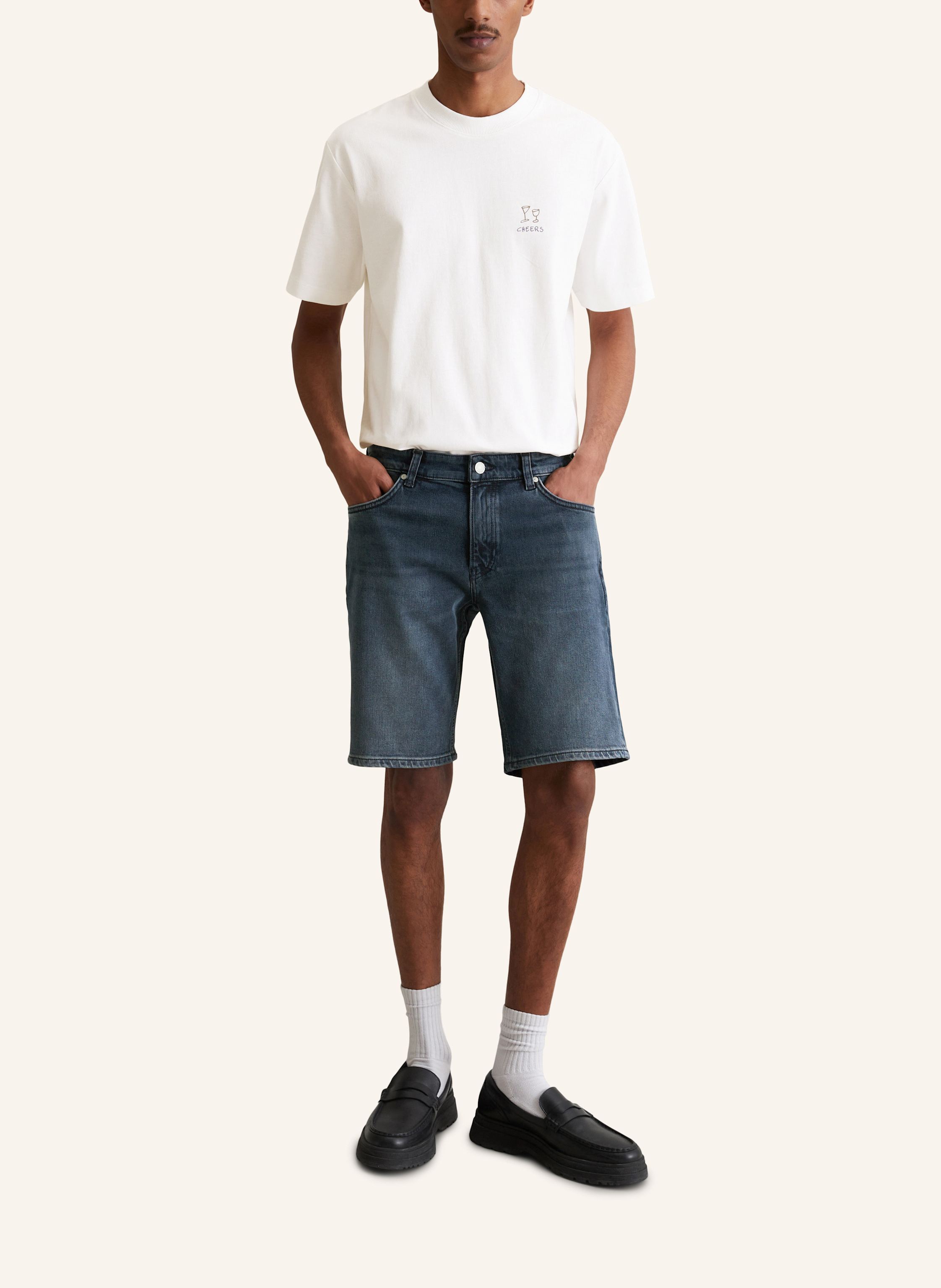 Thumbnail - Marc O'polo Denim Jeansshorts blau