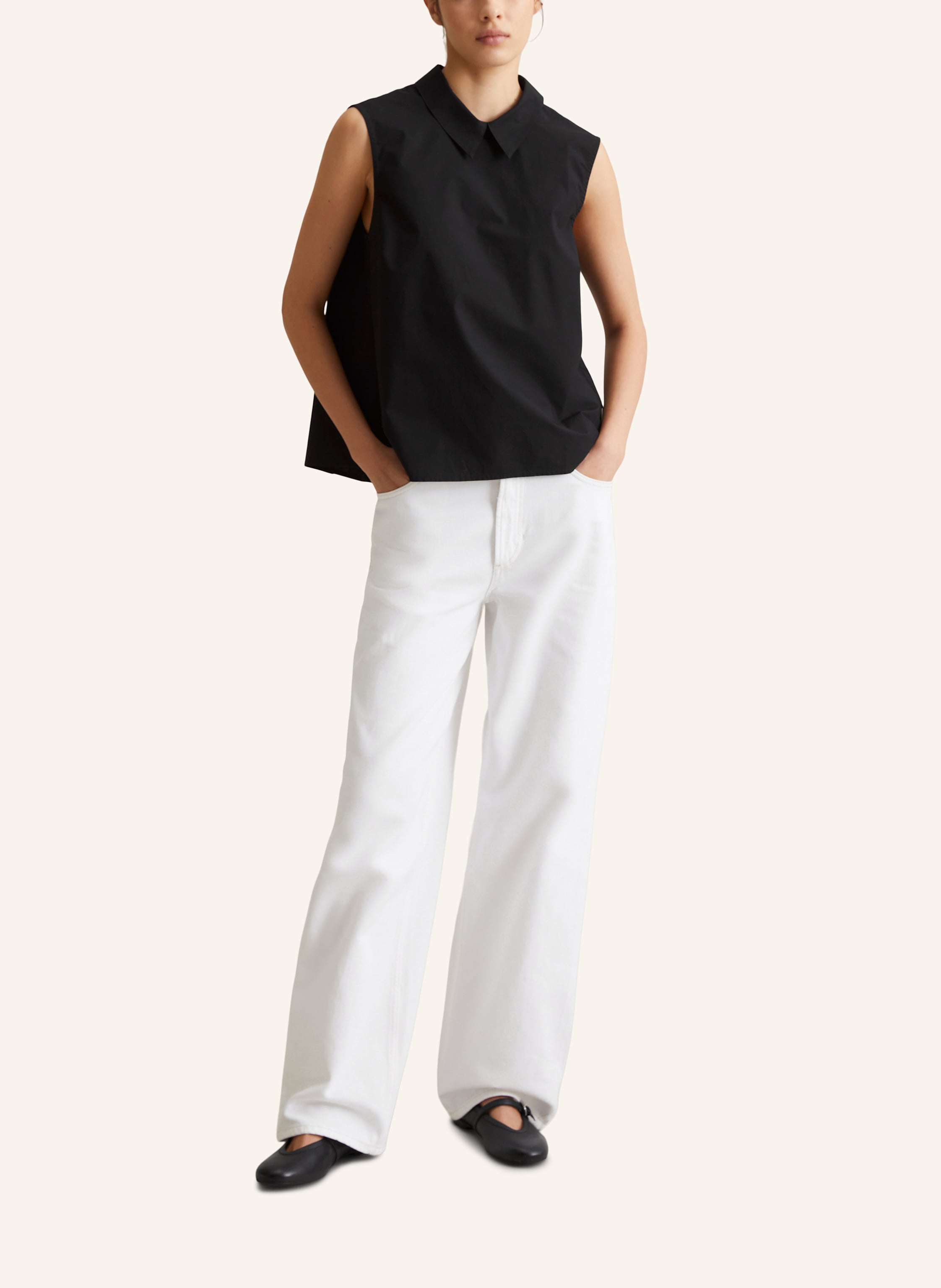 Thumbnail - Marc O'polo Denim Falten-Bluse schwarz