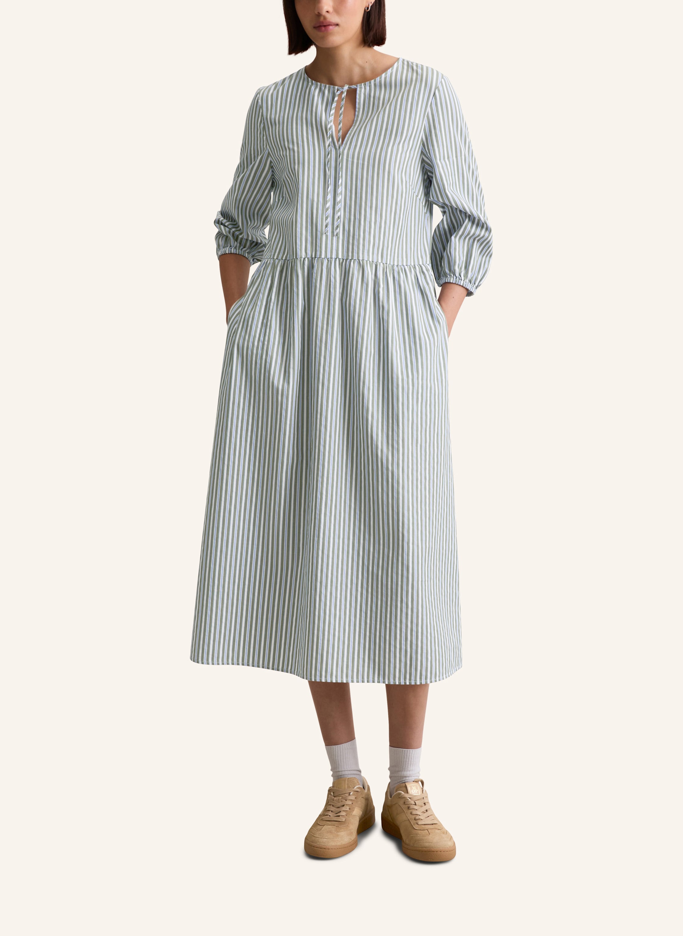 Thumbnail - Marc O'polo Denim Streifenkleid gruen