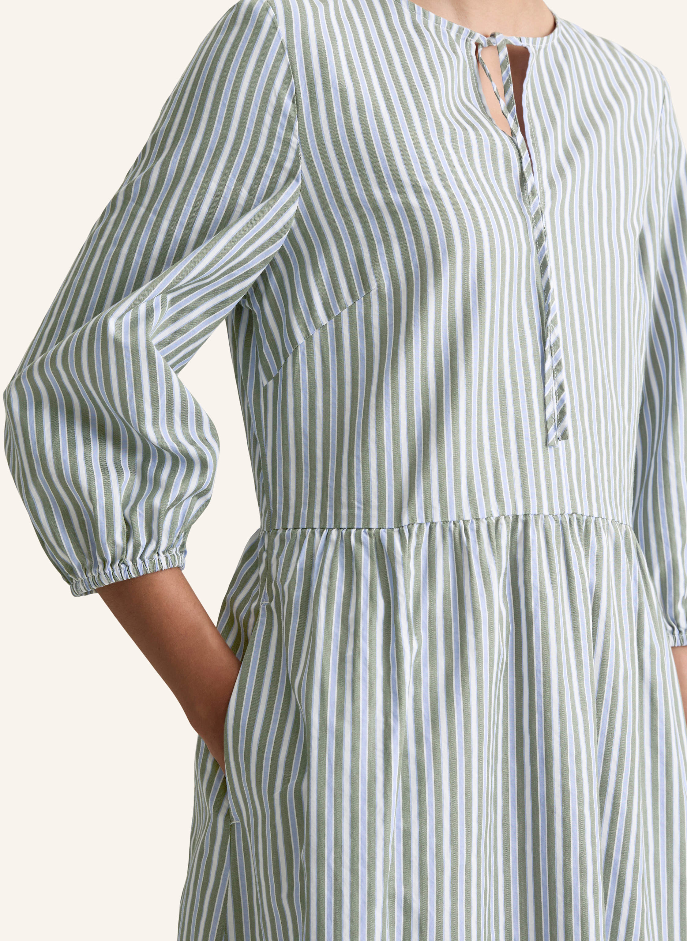 Thumbnail - Marc O'polo Denim Streifenkleid gruen