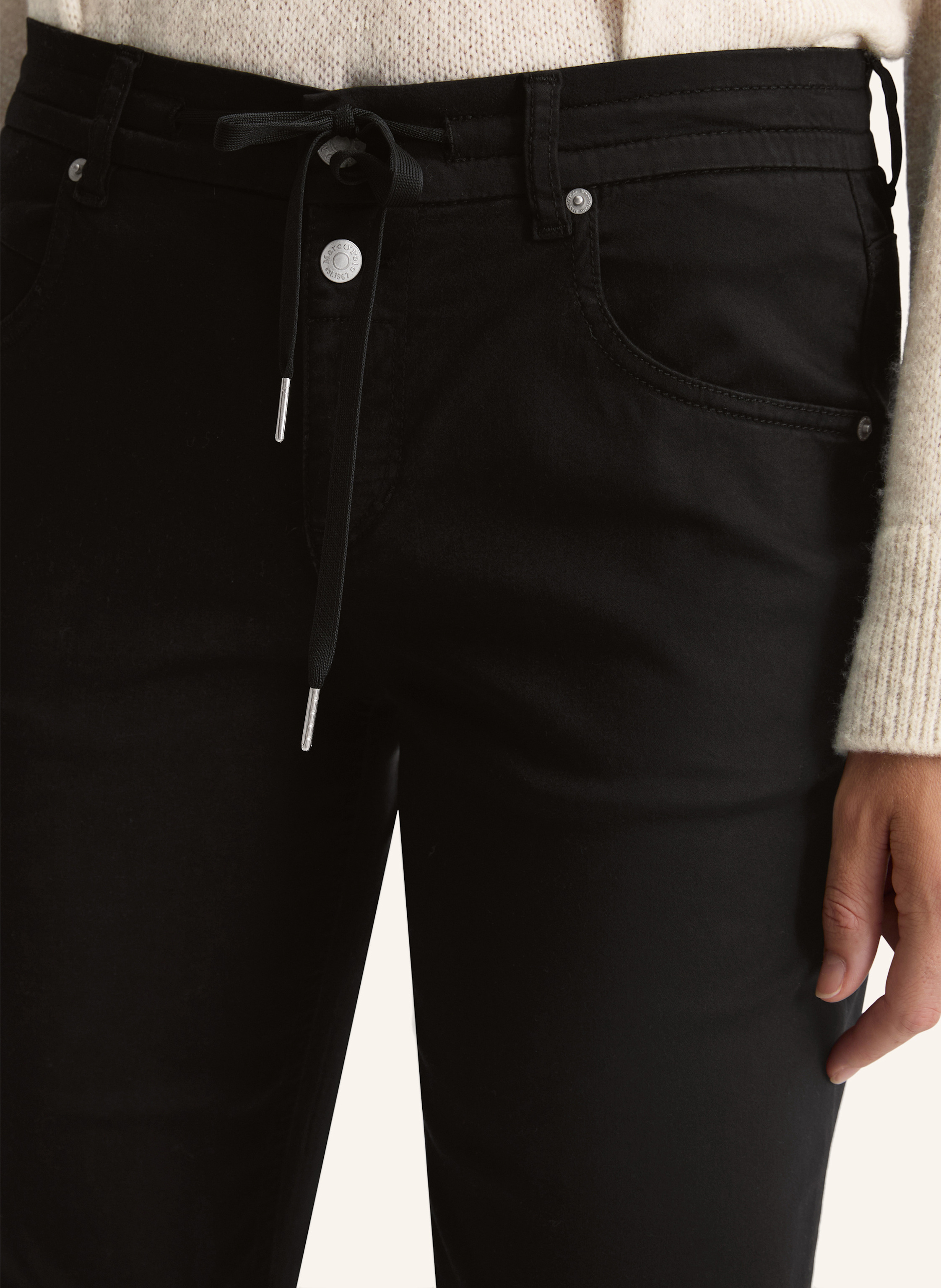 Thumbnail - Marc O'polo Boyfriend Jeans schwarz