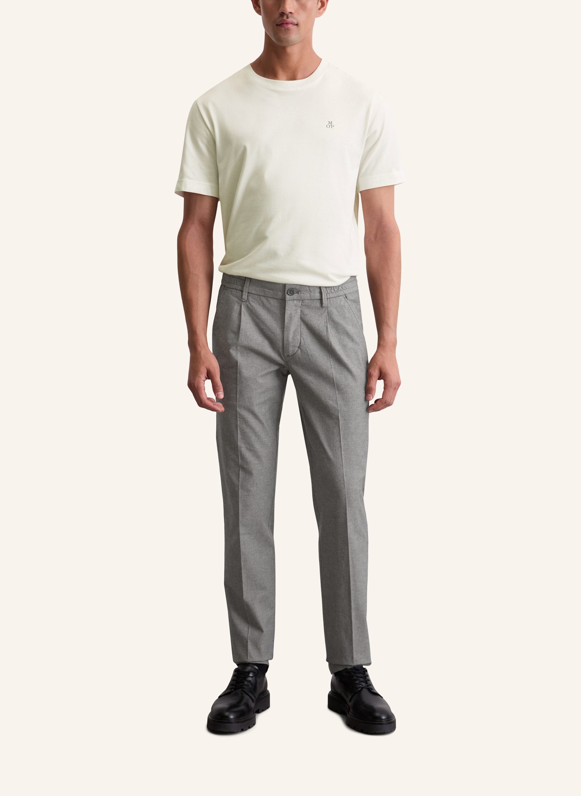 Thumbnail - Marc O'polo Chino Model Stig Jogger Pletas grau