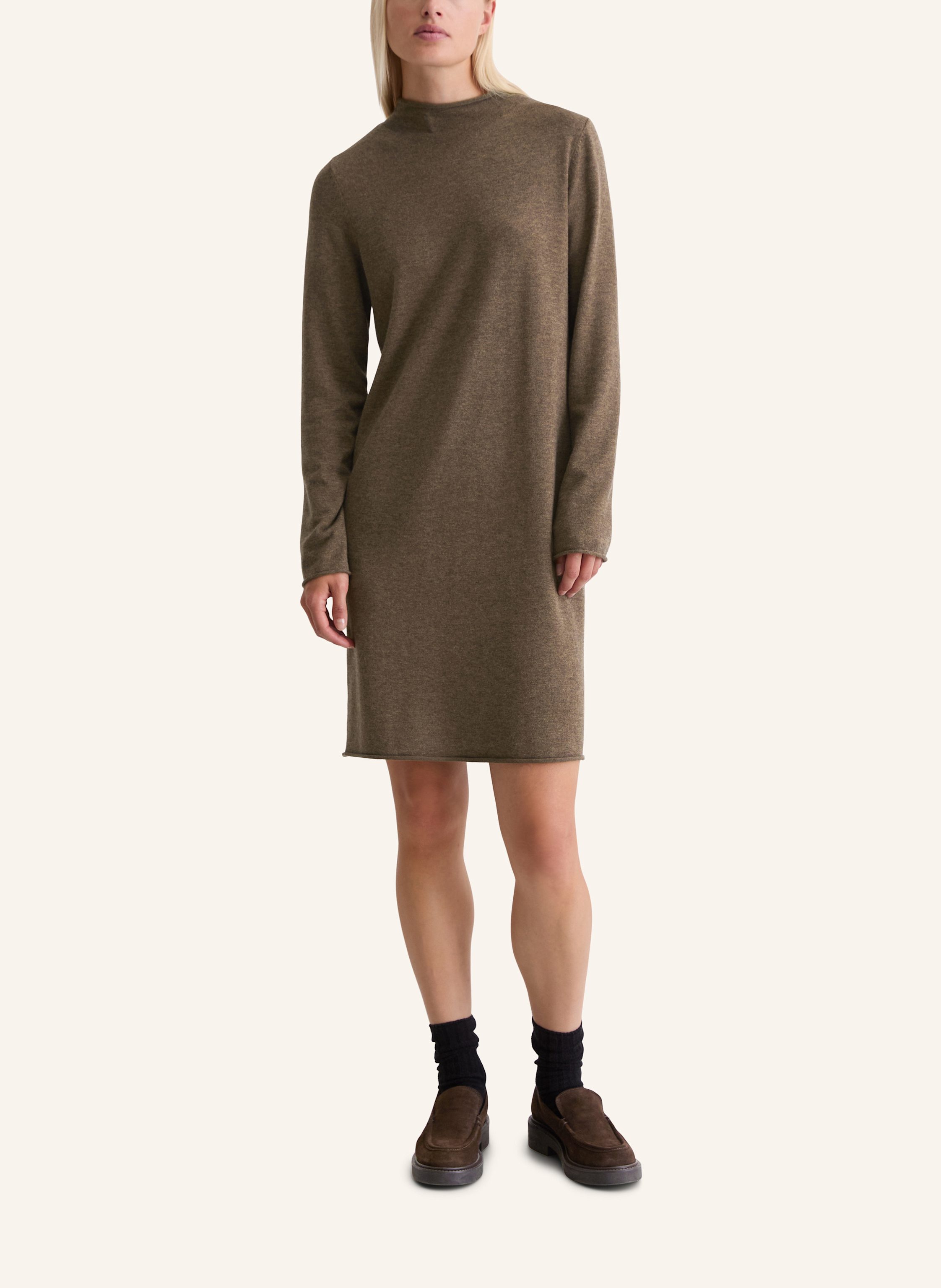 Thumbnail - Marc O'polo Rollkragenkleid braun
