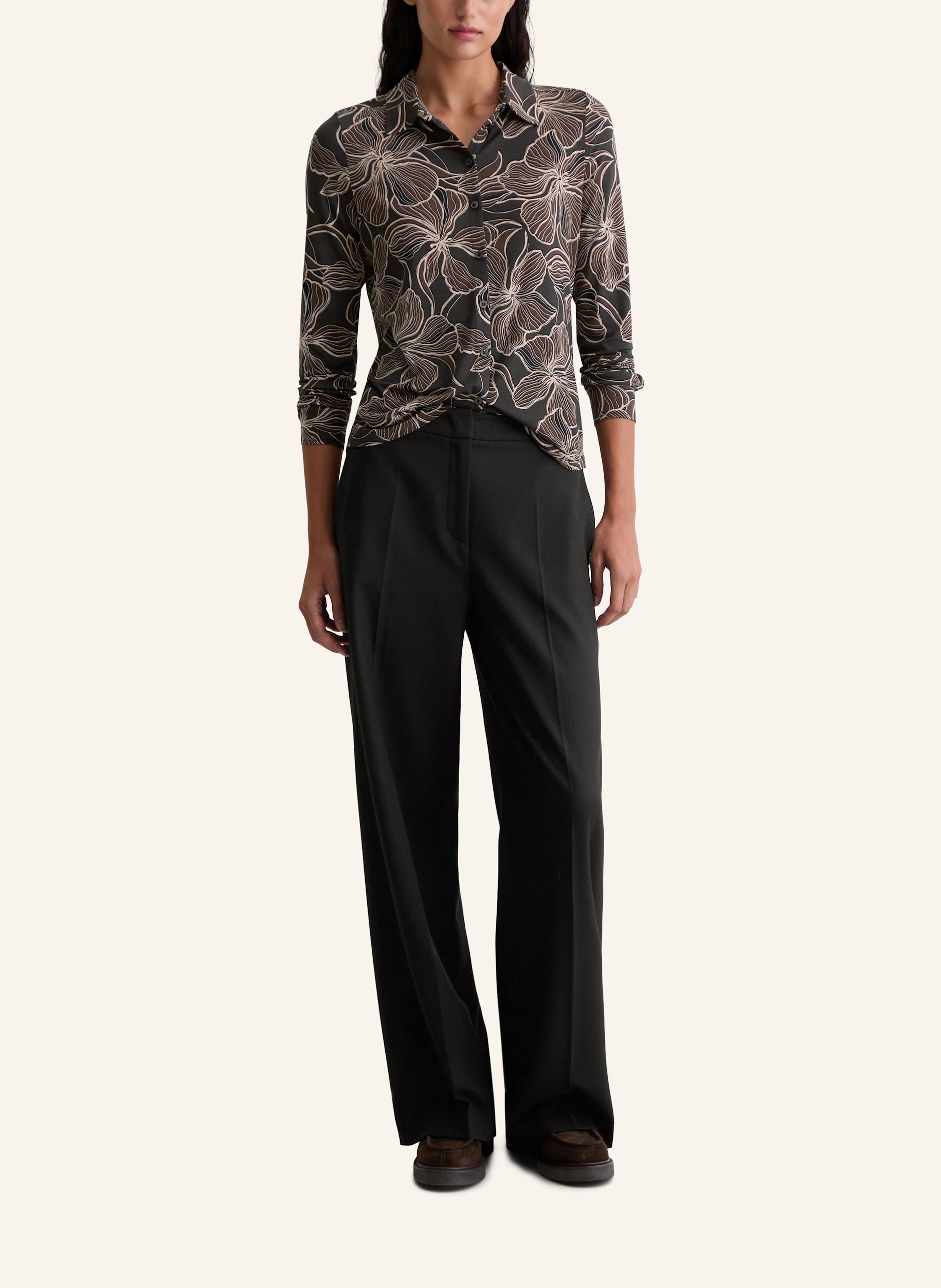 Thumbnail - Marc O'polo Jerseybluse grau