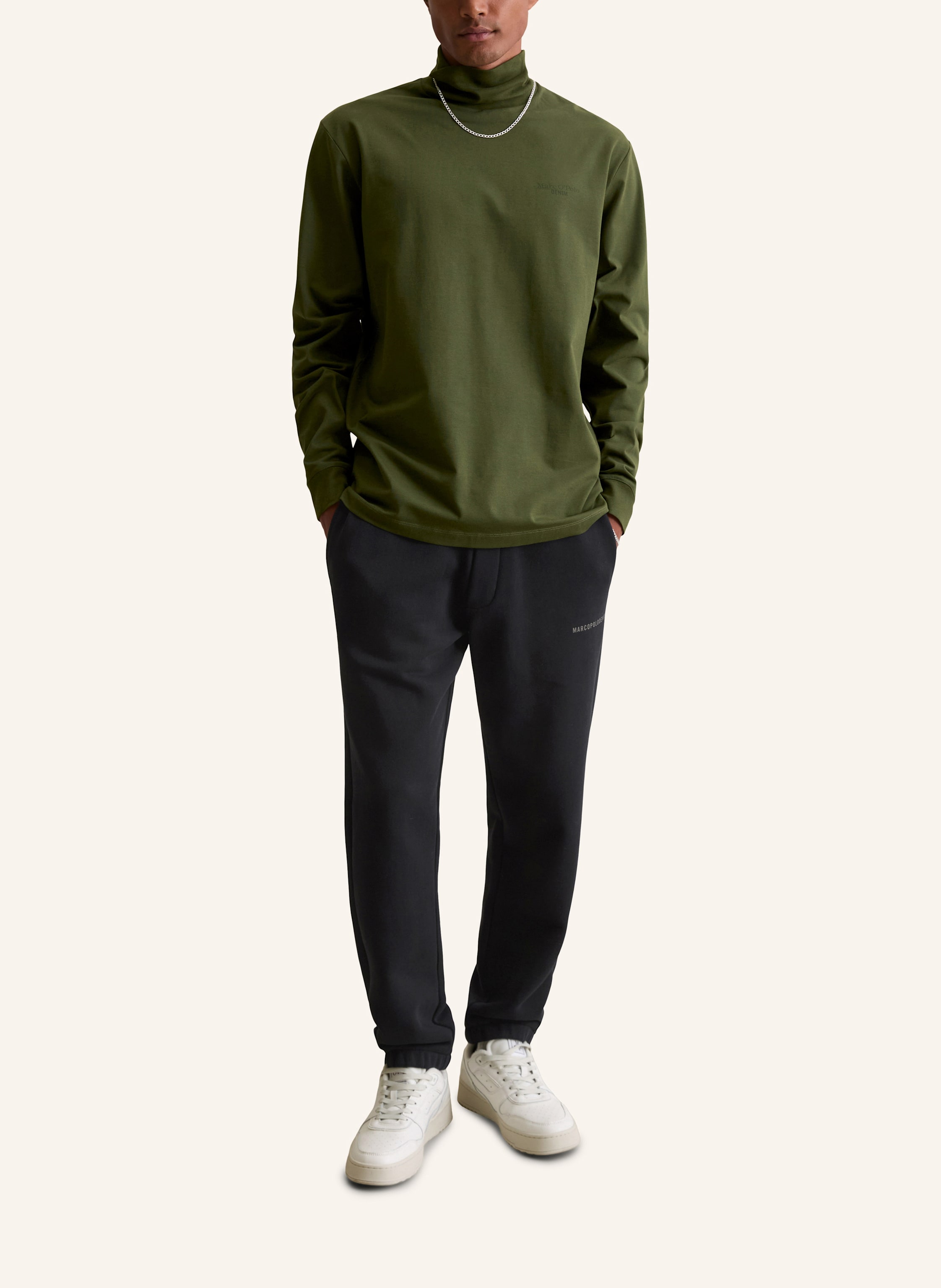 Thumbnail - Marc O'polo Denim Langarm-Shirt gruen