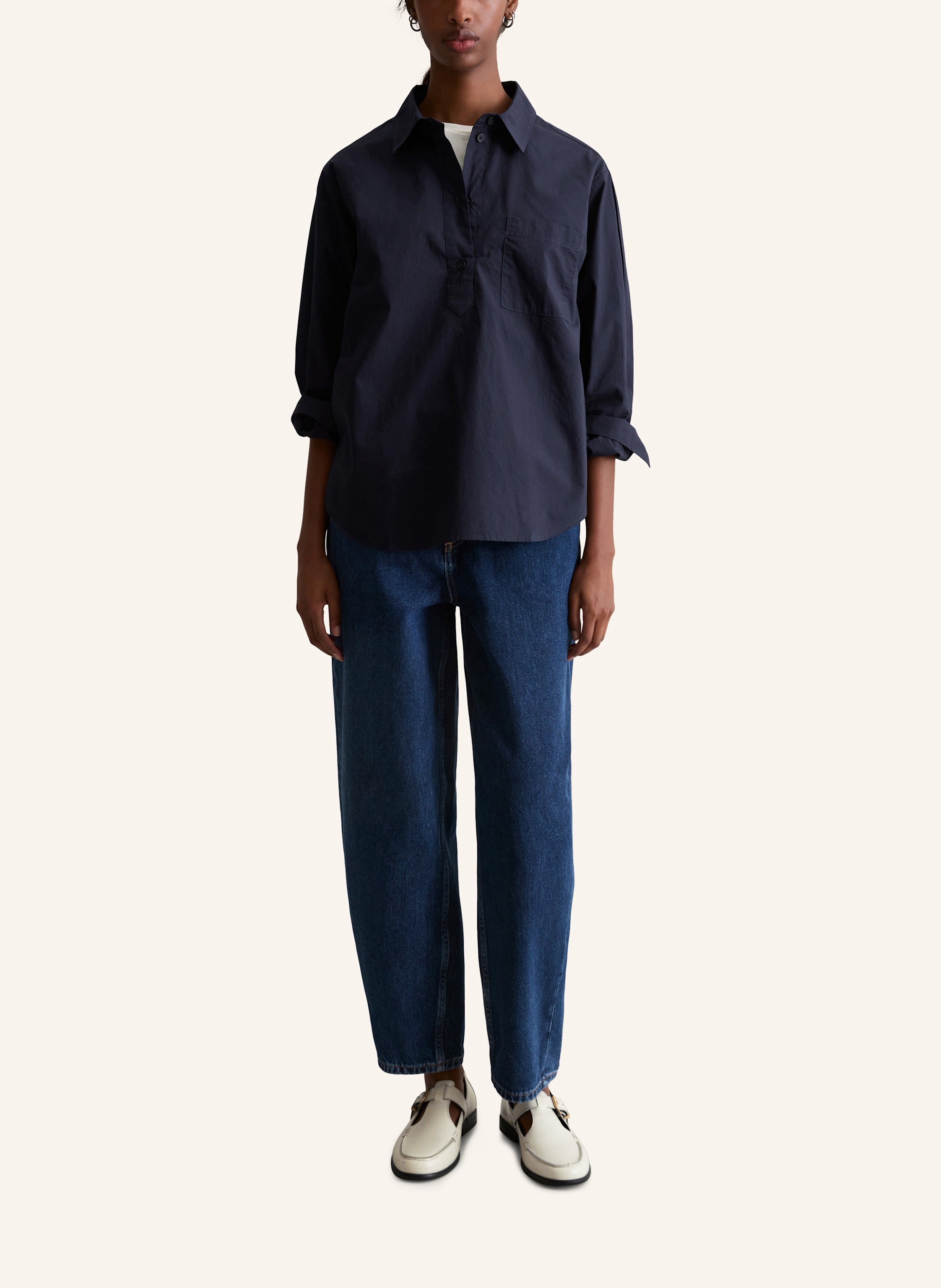 Thumbnail - Marc O'polo Denim Bluse blau