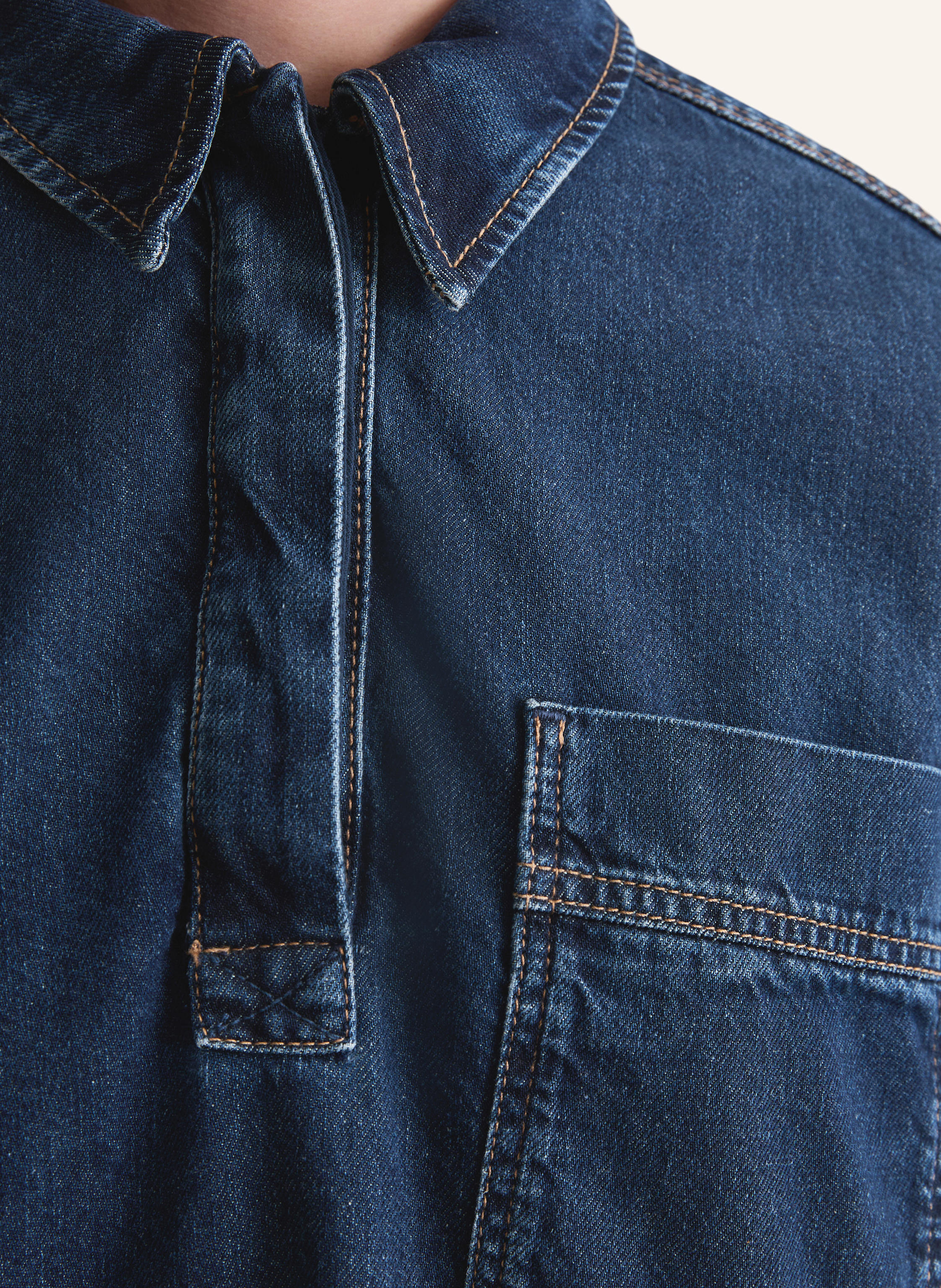 Thumbnail - Marc O'polo Denim Jeans-Polokleid blau