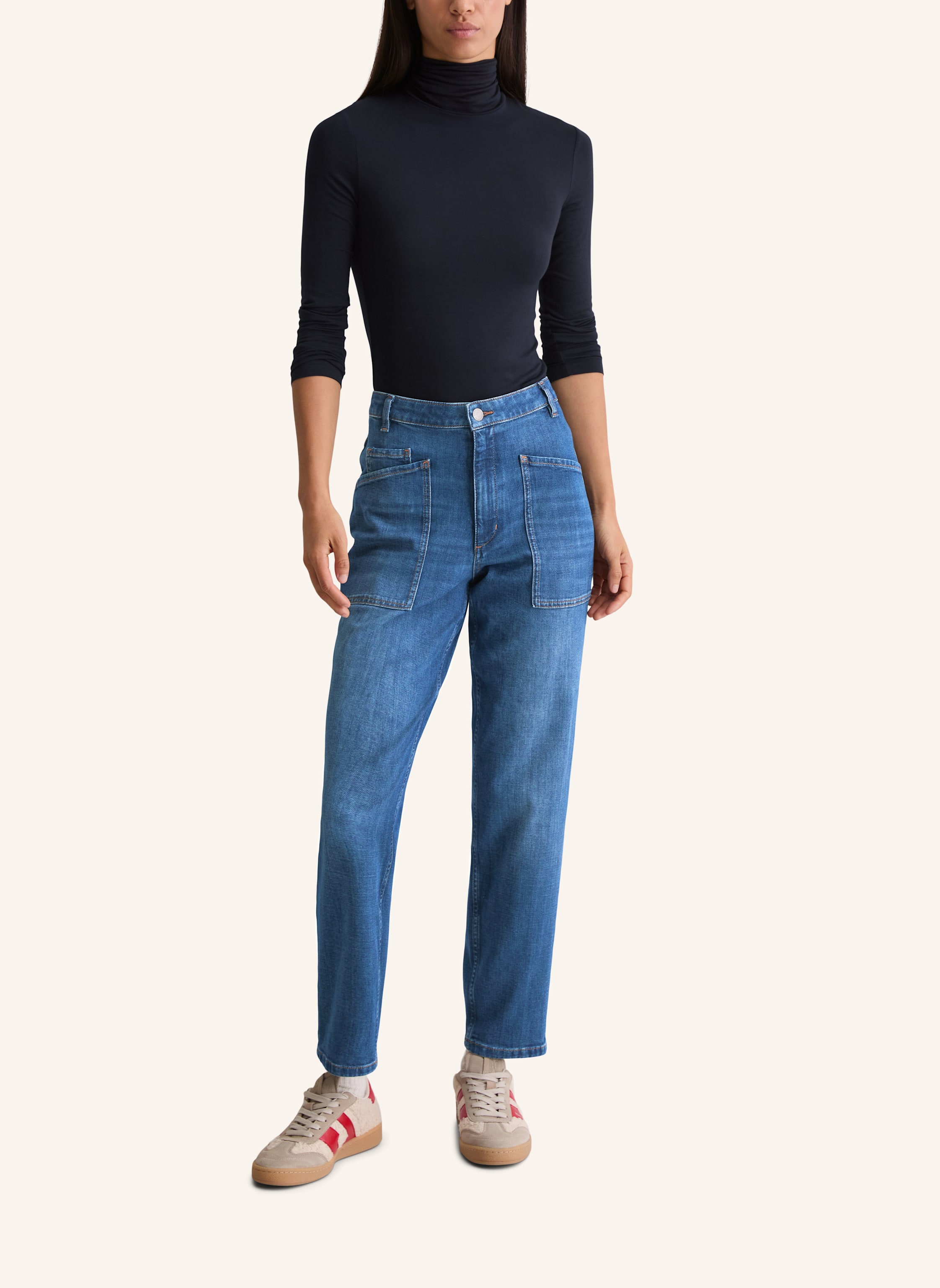 Thumbnail - Marc O'polo Boyfriend Jeans blau
