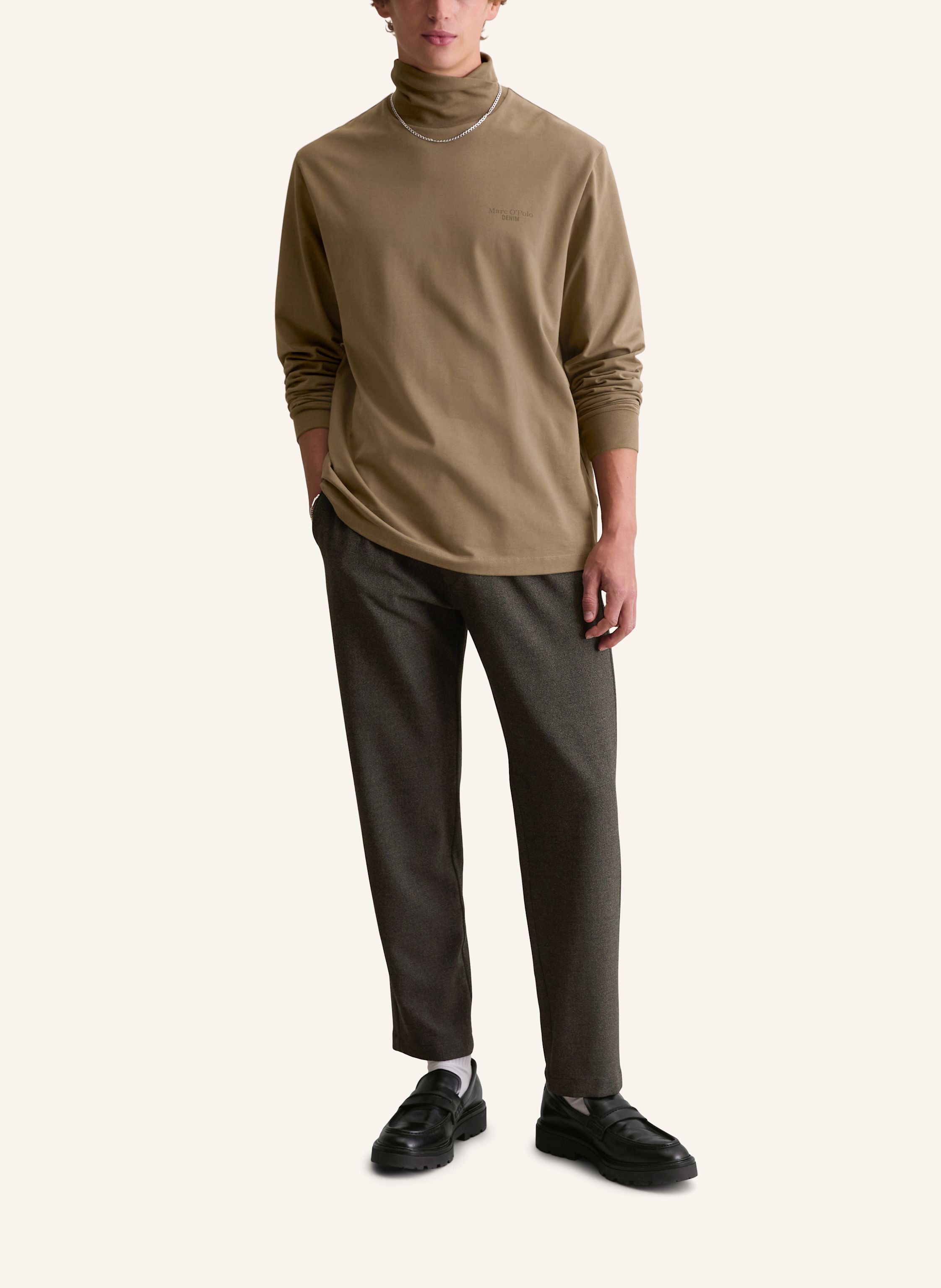 Thumbnail - Marc O'polo Denim Langarm-Shirt braun