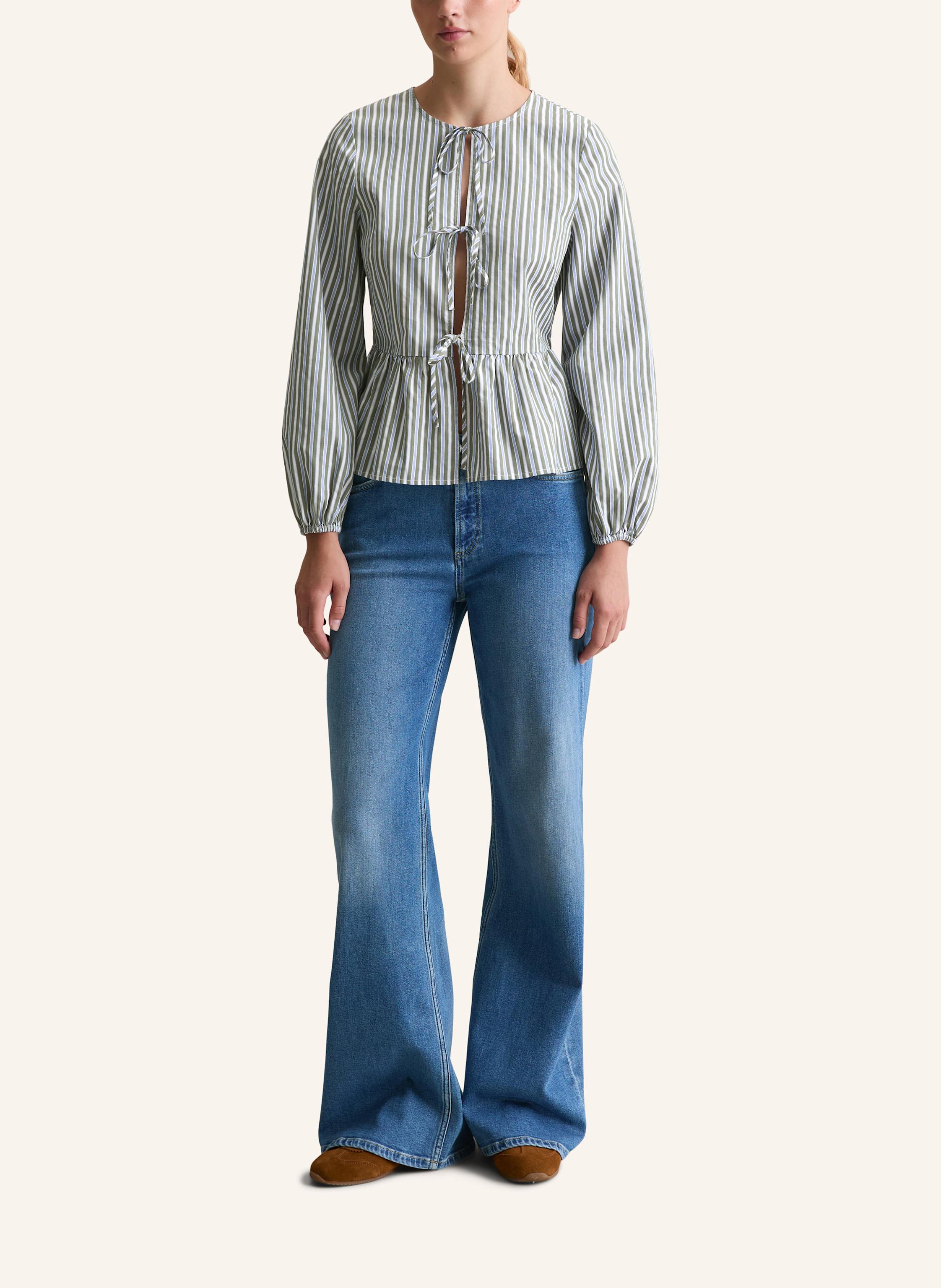 Thumbnail - Marc O'polo Denim Streifenbluse gruen