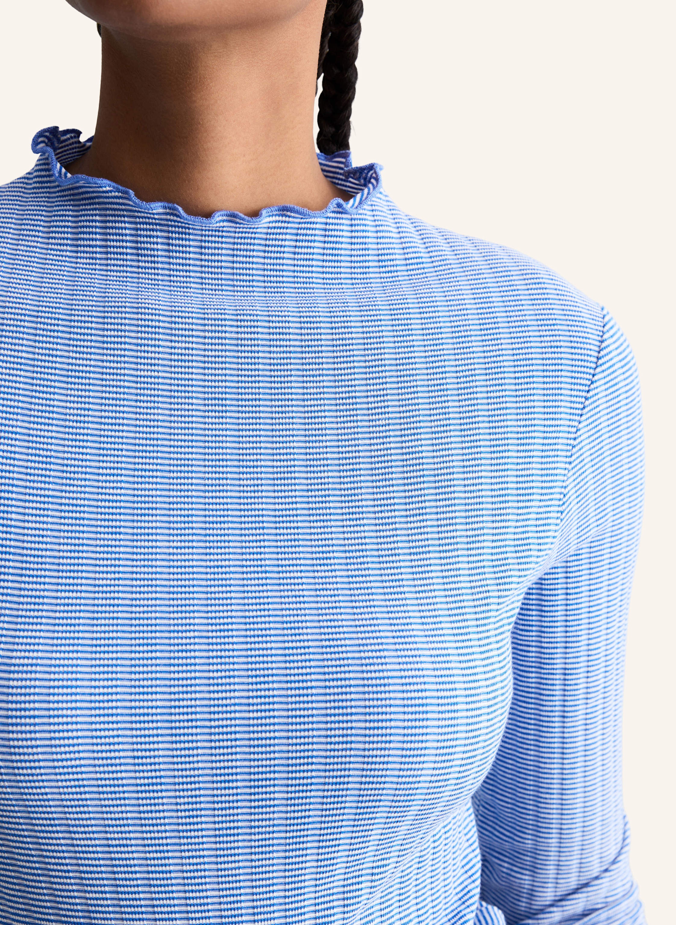 Thumbnail - Marc O'polo Denim Ripp-Longsleeve blau