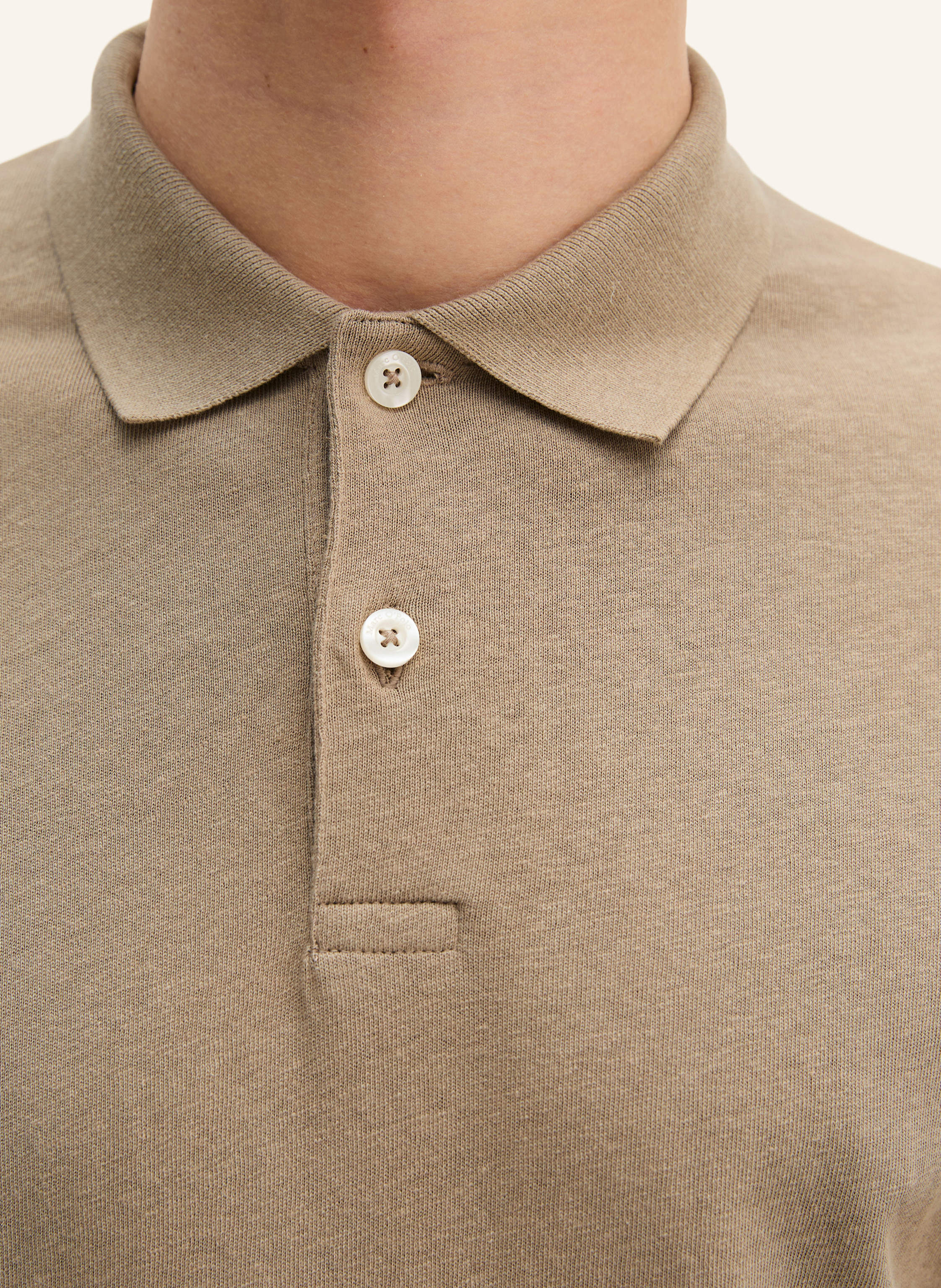 Thumbnail - Marc O'polo Langarm-Shirt beige