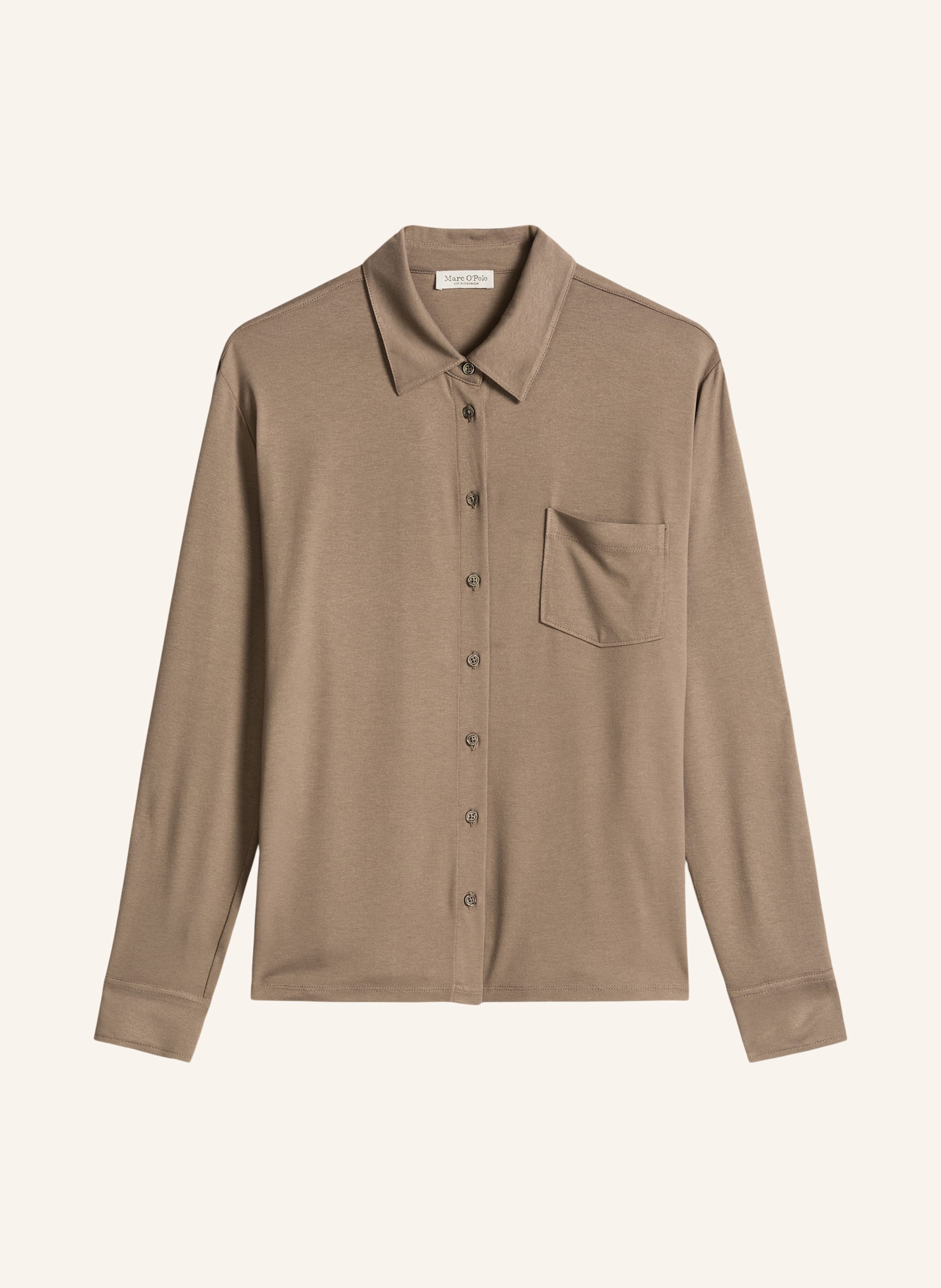 Marc O'polo Jerseybluse braun