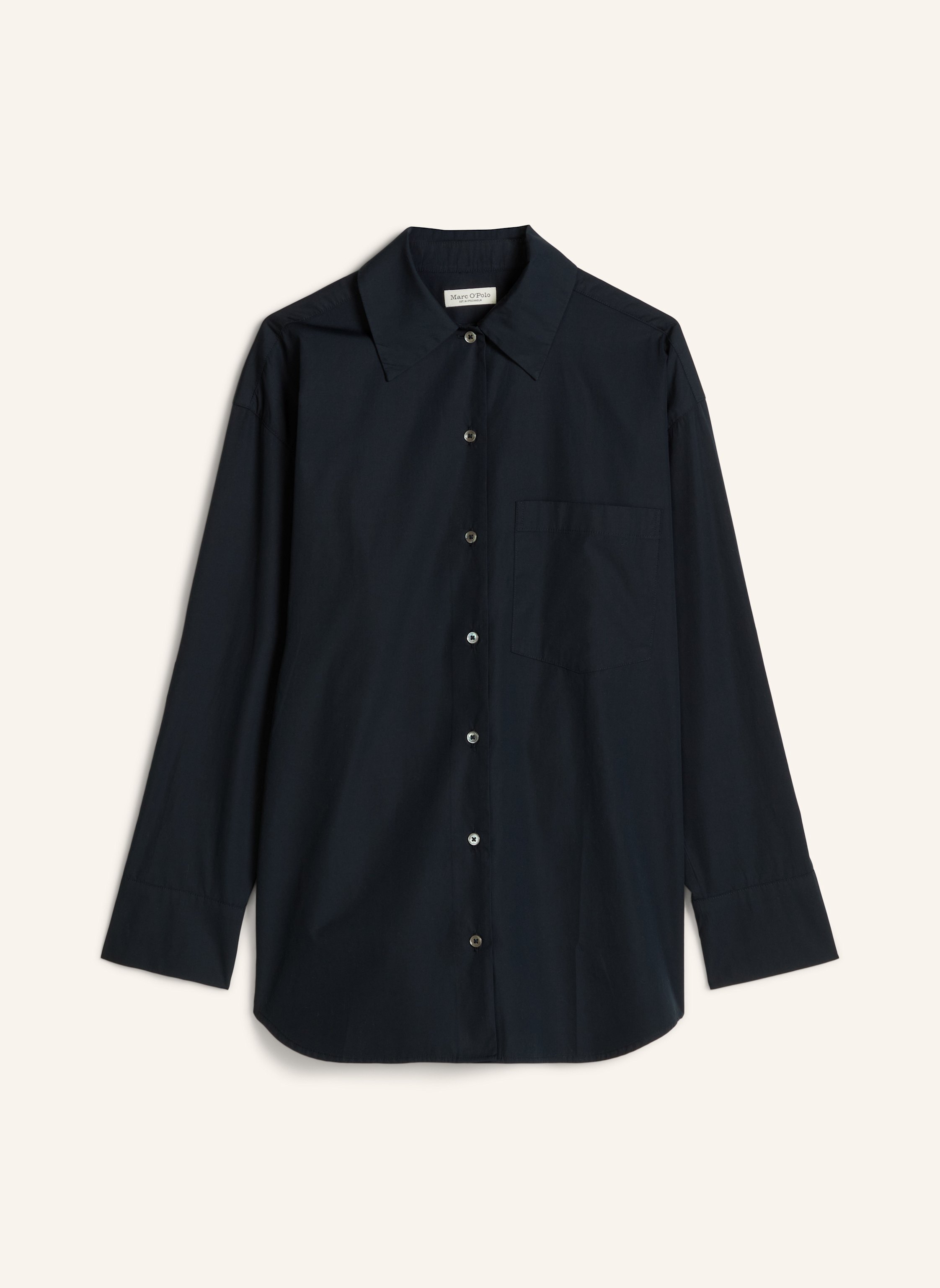 Marc O'polo Boyfriend-Bluse blau