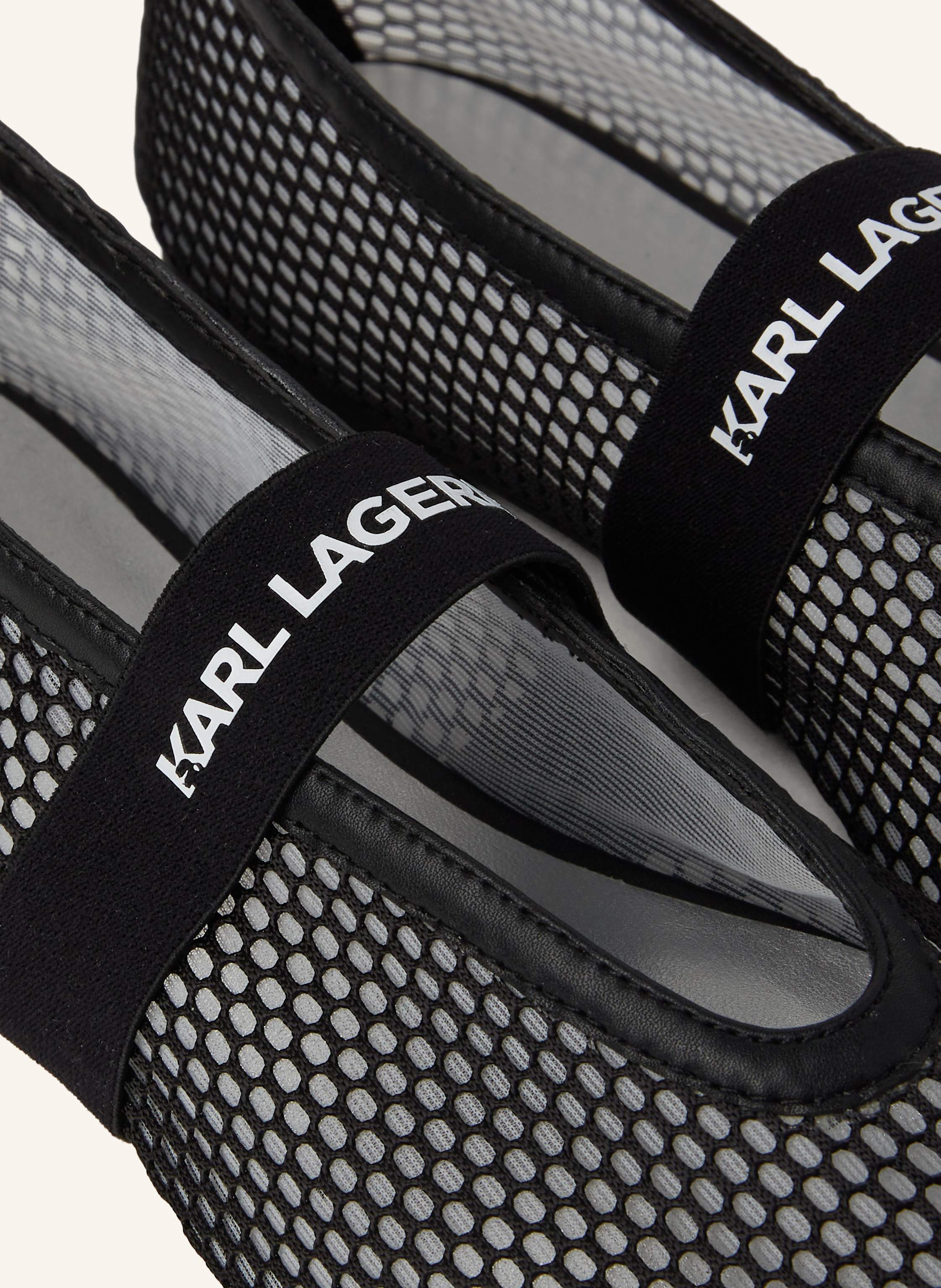 Thumbnail - Karl Lagerfeld Flache Schuhe schwarz