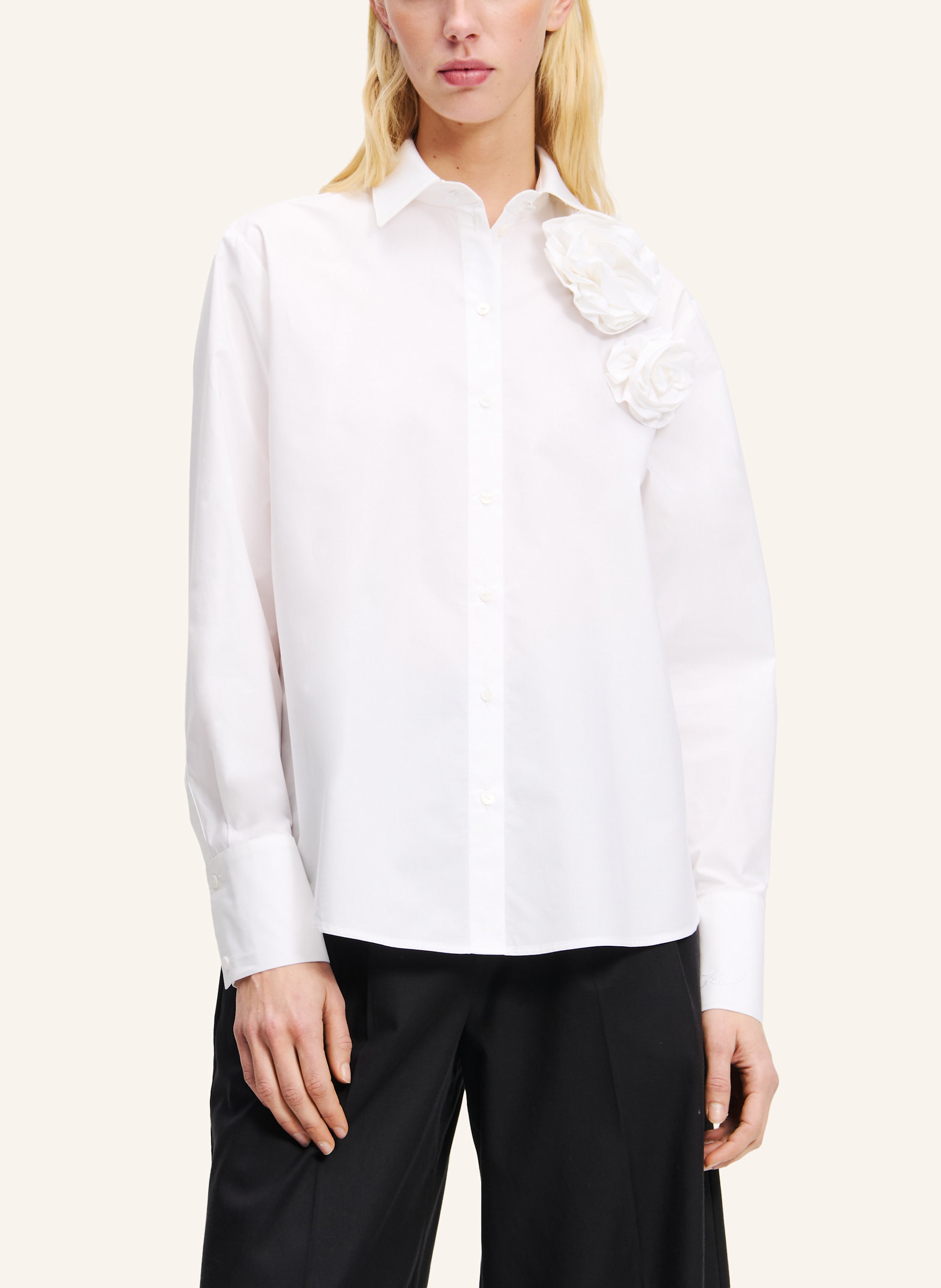 Thumbnail - Karl Lagerfeld Bluse weiss