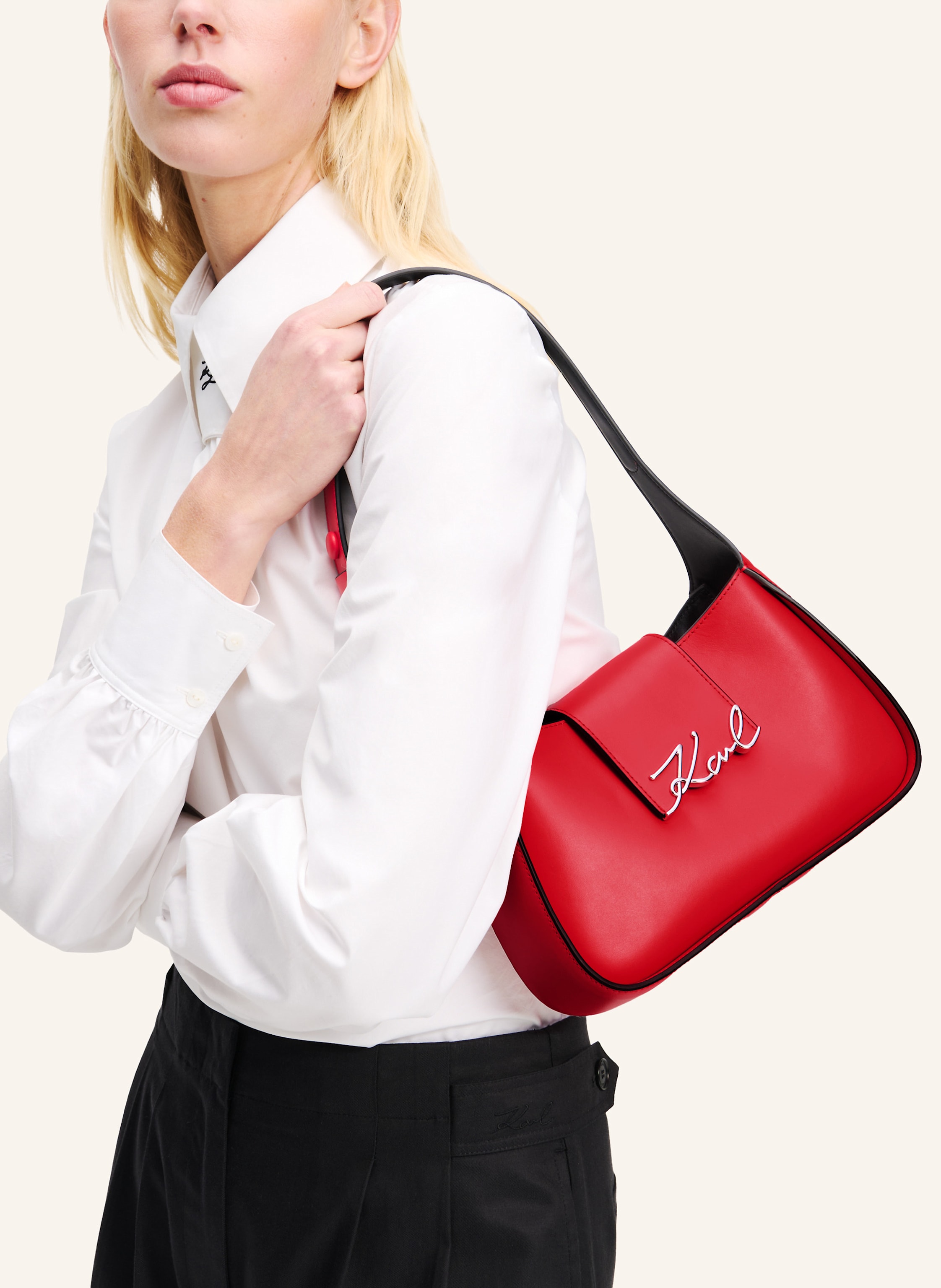 Thumbnail - Karl Lagerfeld Schultertasche rot
