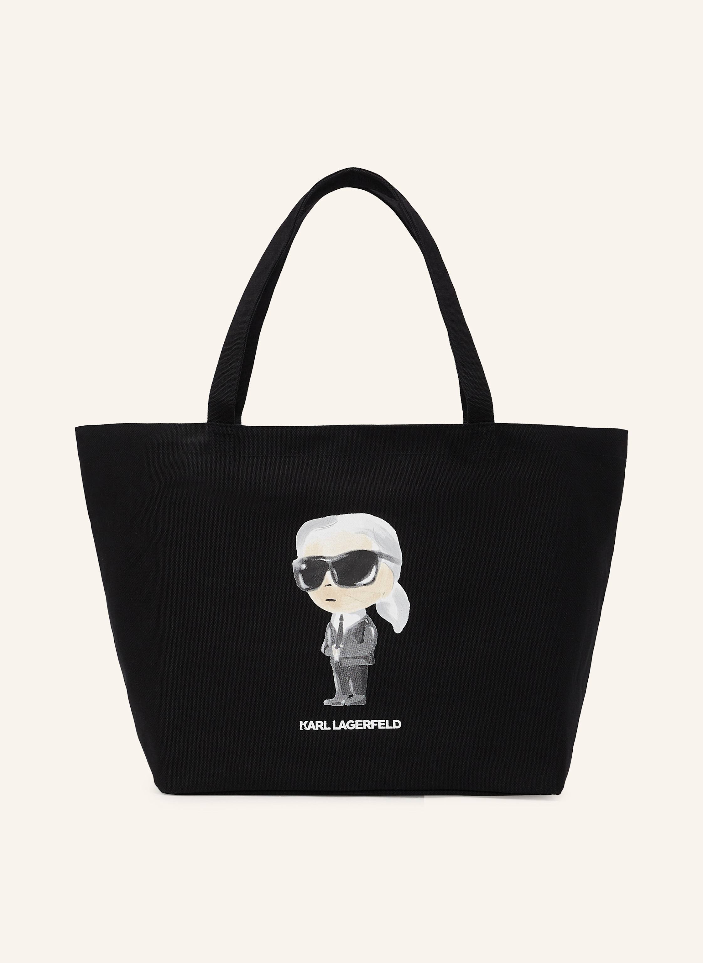 Karl Lagerfeld Mit seinen zwei Tragegriffen und seinem geräumigen Design bietet dieser Shopper mühelos Platz für all Ihre Essentials des Alltags. Eine Innentasche mit Reißverschluss sorgt dafür, dass kleine Gegenstä in schwarz