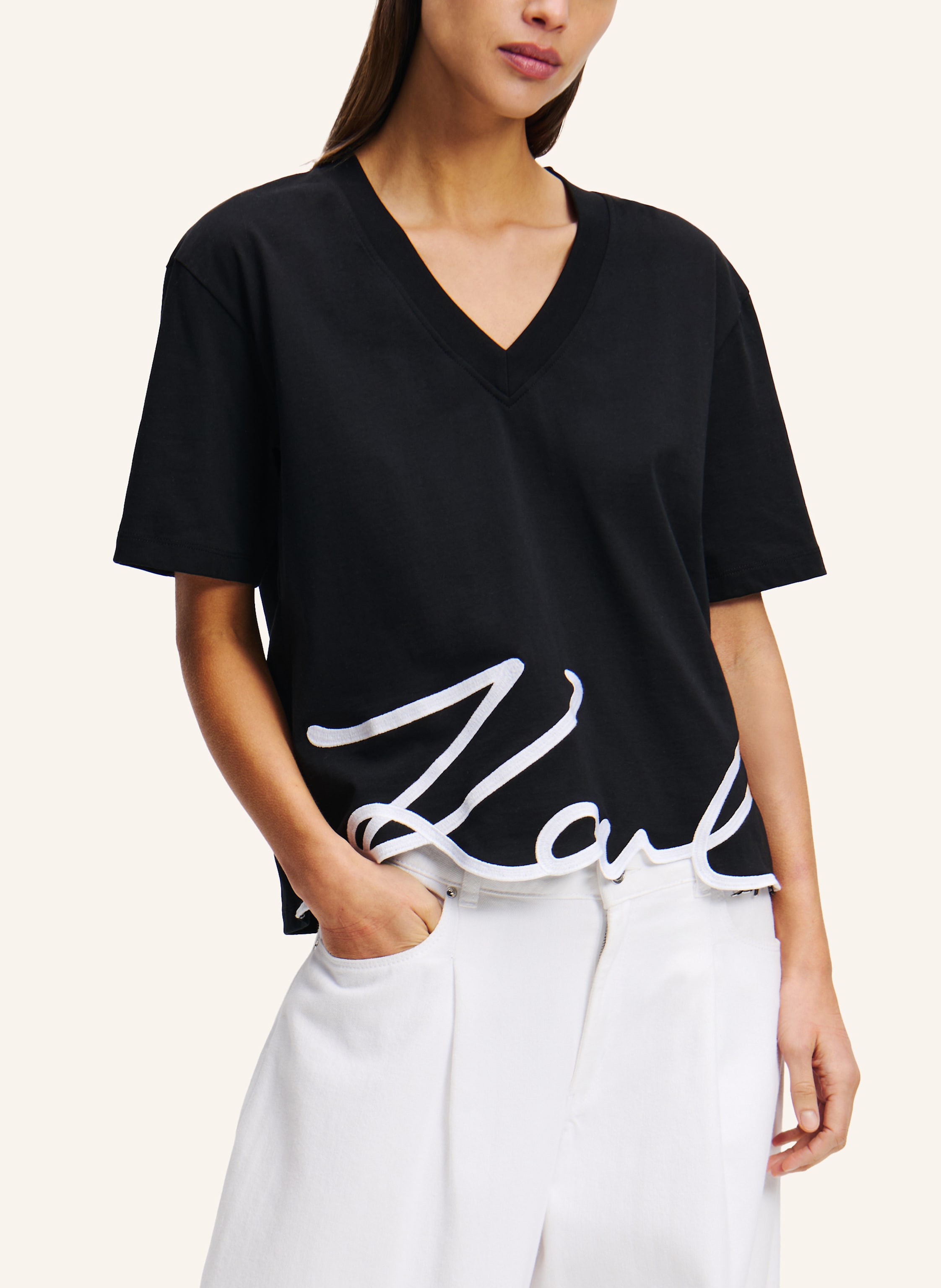 Thumbnail - Karl Lagerfeld T-Shirt schwarz