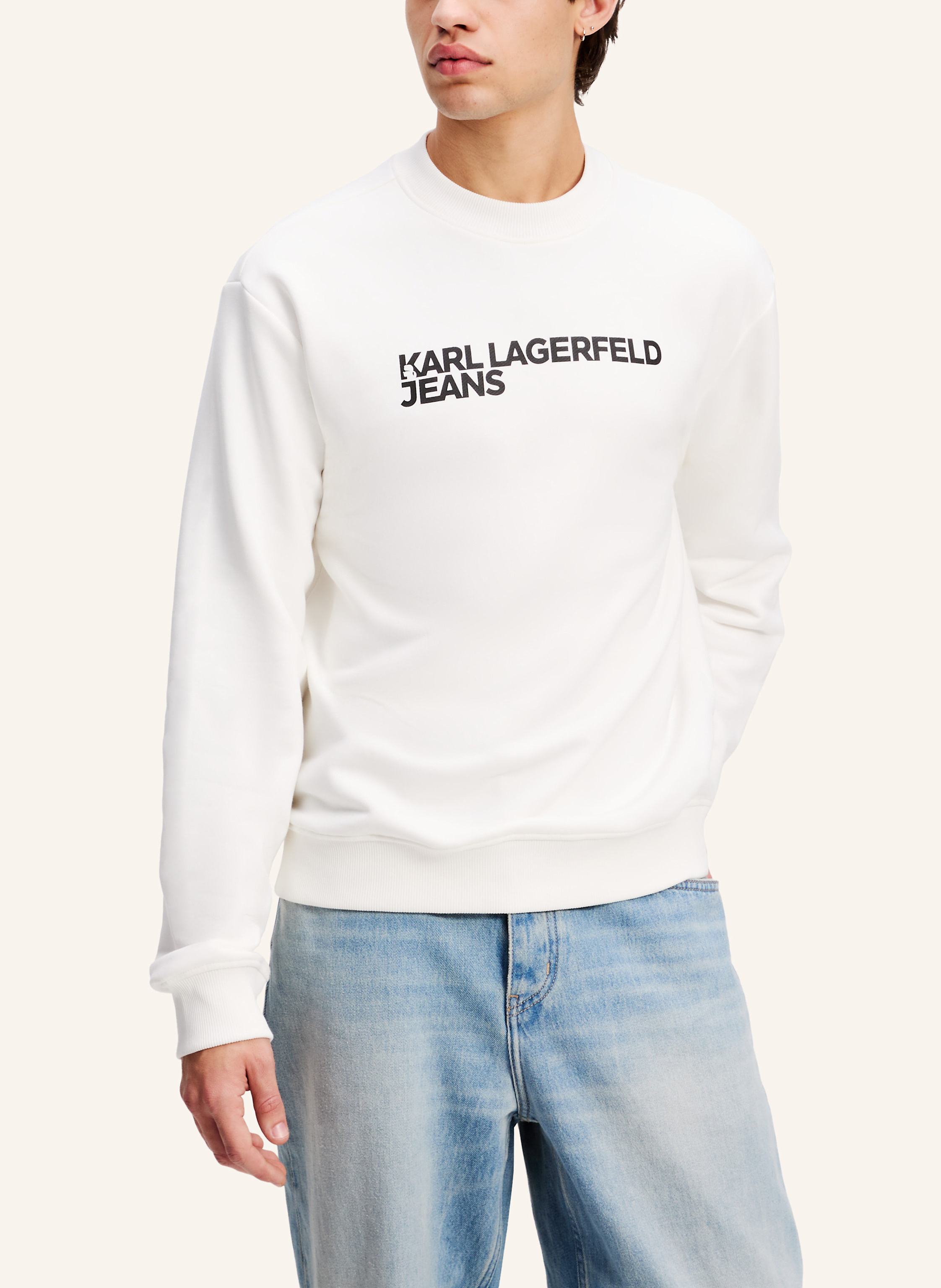 Thumbnail - Karl Lagerfeld Jeans Sweatshirt weiss